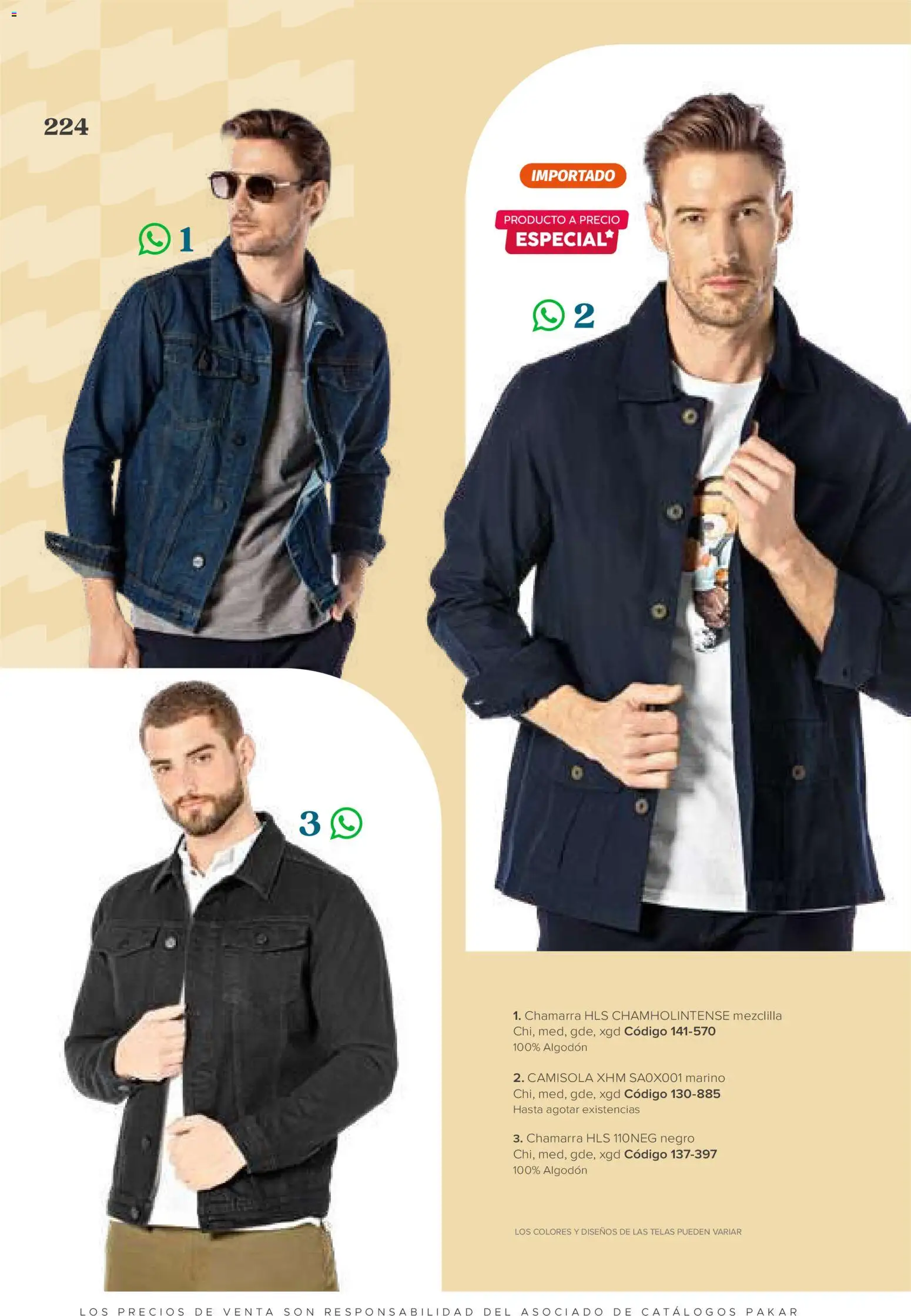 Vista previa las ofertas de la tienda SC Pakar - SC Pakar catálogo Ropa desde el 31/07/2026 