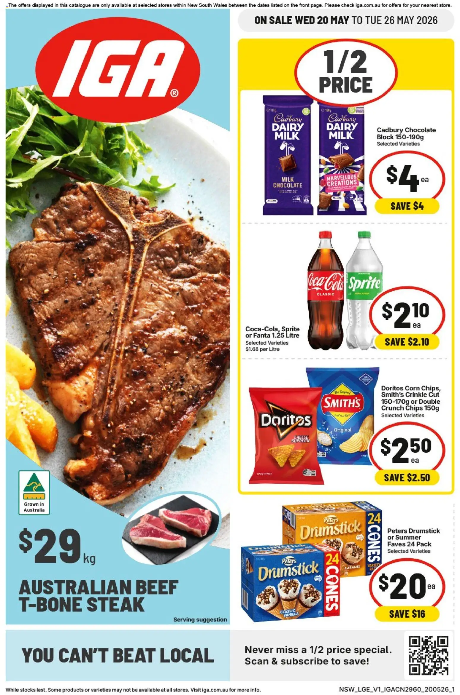 Preview of catalogue IGA catalogue NSW from shop IGA valid 20/05/2026
