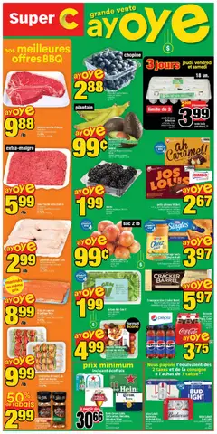 Un aperçu du dépliant Super C weekly flyer / circulaire du magasin Super C est valide à partir 14 mai 2026