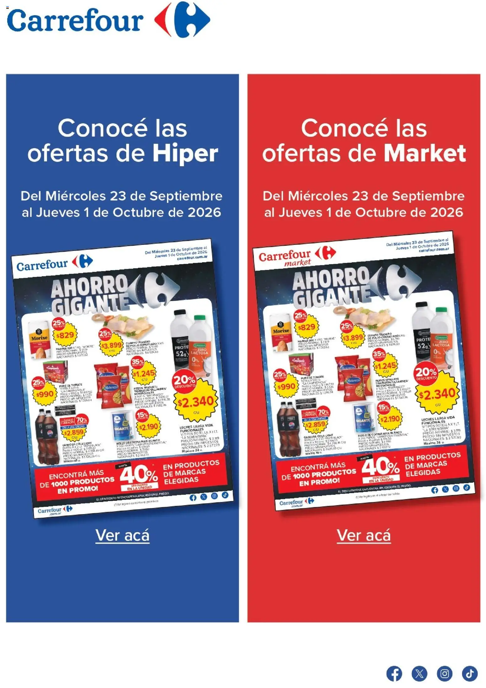 Vista previa del folleto de la tienda Carrefour válido desde el 23/09/2026 