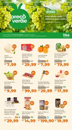Pré-Visualização do folheto "Oba Hortifruti - Ofertas da semana" da loja Oba Hortifruti válido a partir de 13/10/2026