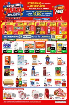 Pré-Visualização do folheto "Max Atacadista ofertas Aniversário" da loja Max Atacadista válido a partir de 26/10/2026
