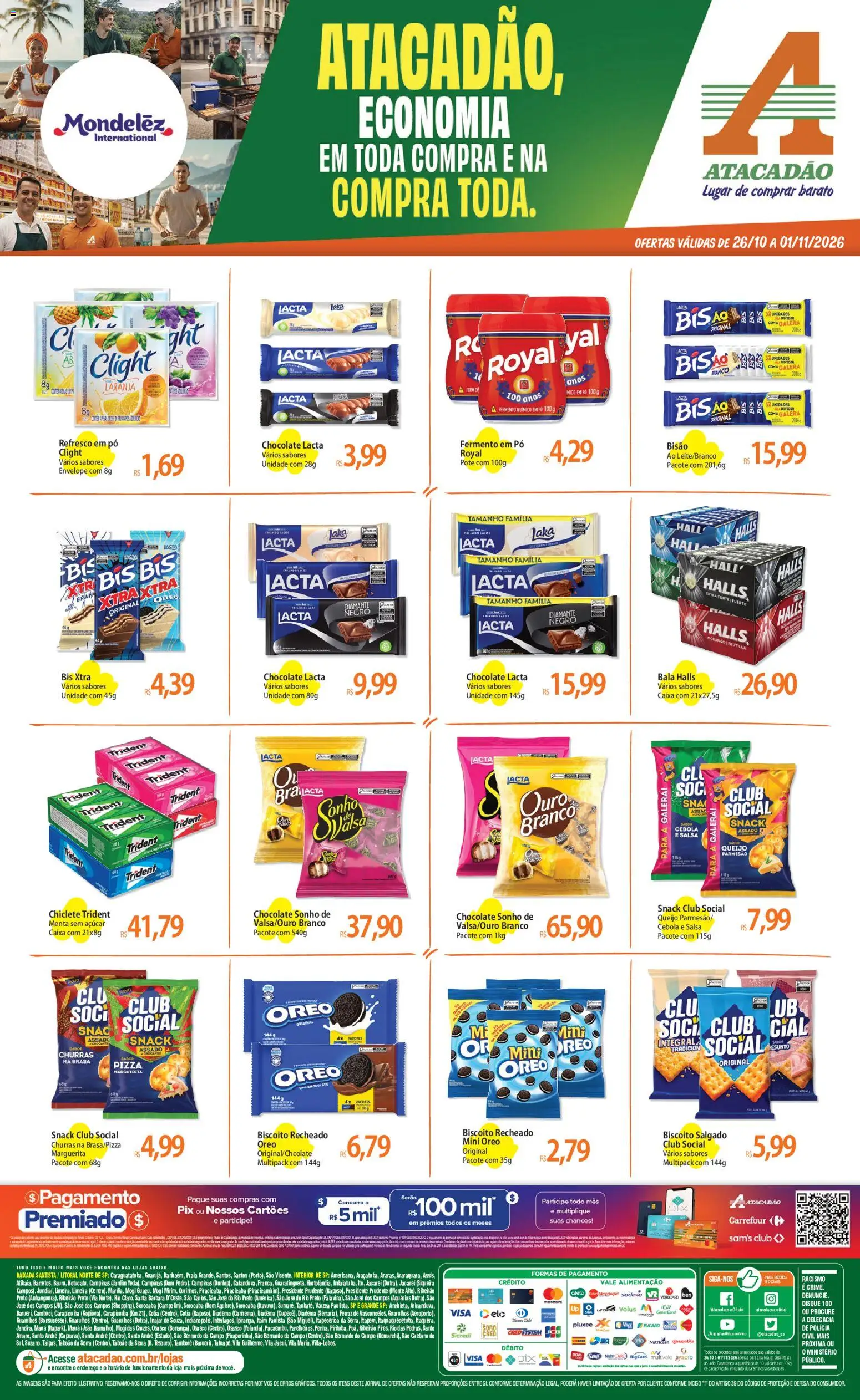 Pré-Visualização do folheto "Atacadão ofertas - SP" da loja Atacadão válido a partir de 26/10/2026
