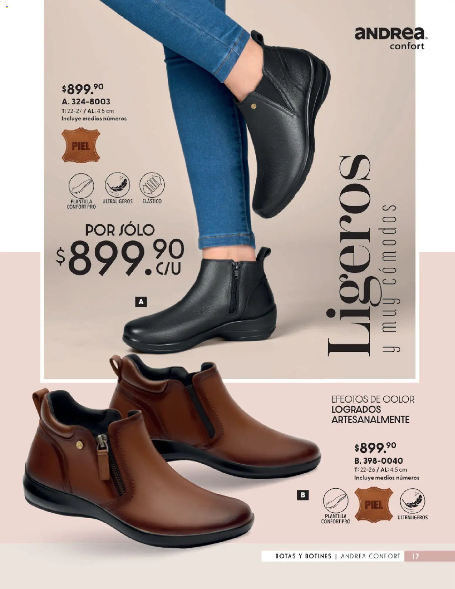 Vista previa las ofertas de la tienda Andrea - Andrea catálogo Calzado Confort desde el 23/08/2026 