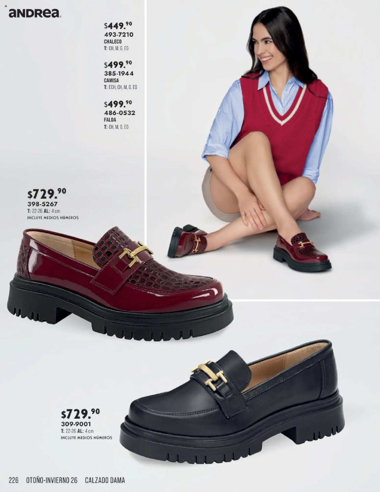 Vista previa las ofertas de la tienda Andrea - Andrea catálogo Otoño Invierno desde el 23/08/2026 