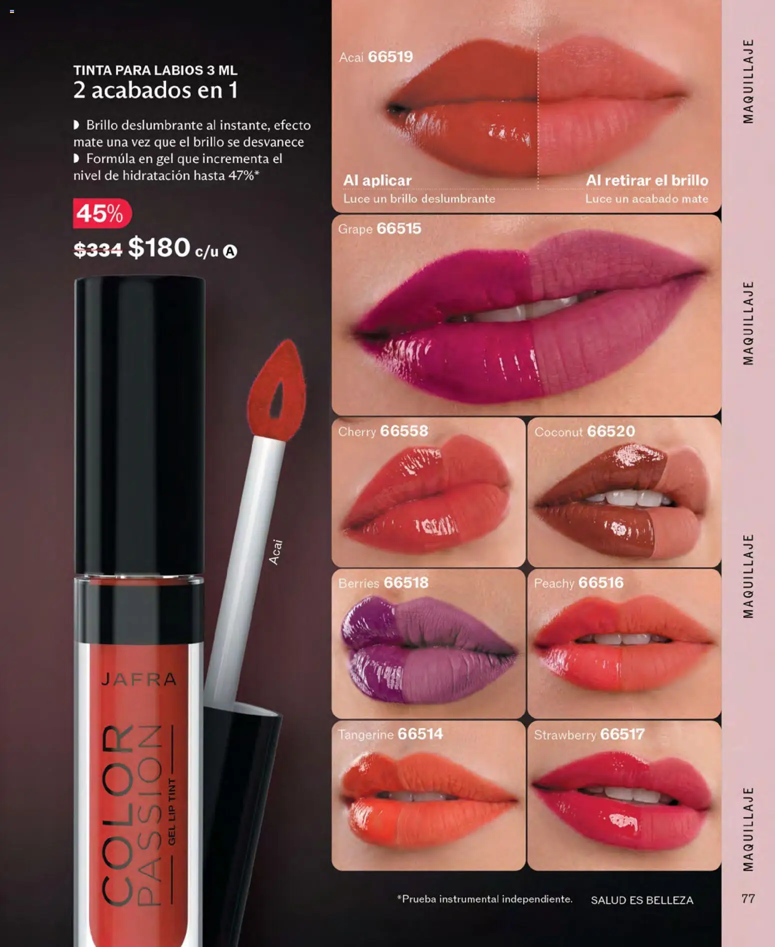 Vista previa las ofertas de la tienda JAFRA - JAFRA catálogo desde el 01/10/2026 - Maquillaje, Mate, Brillo