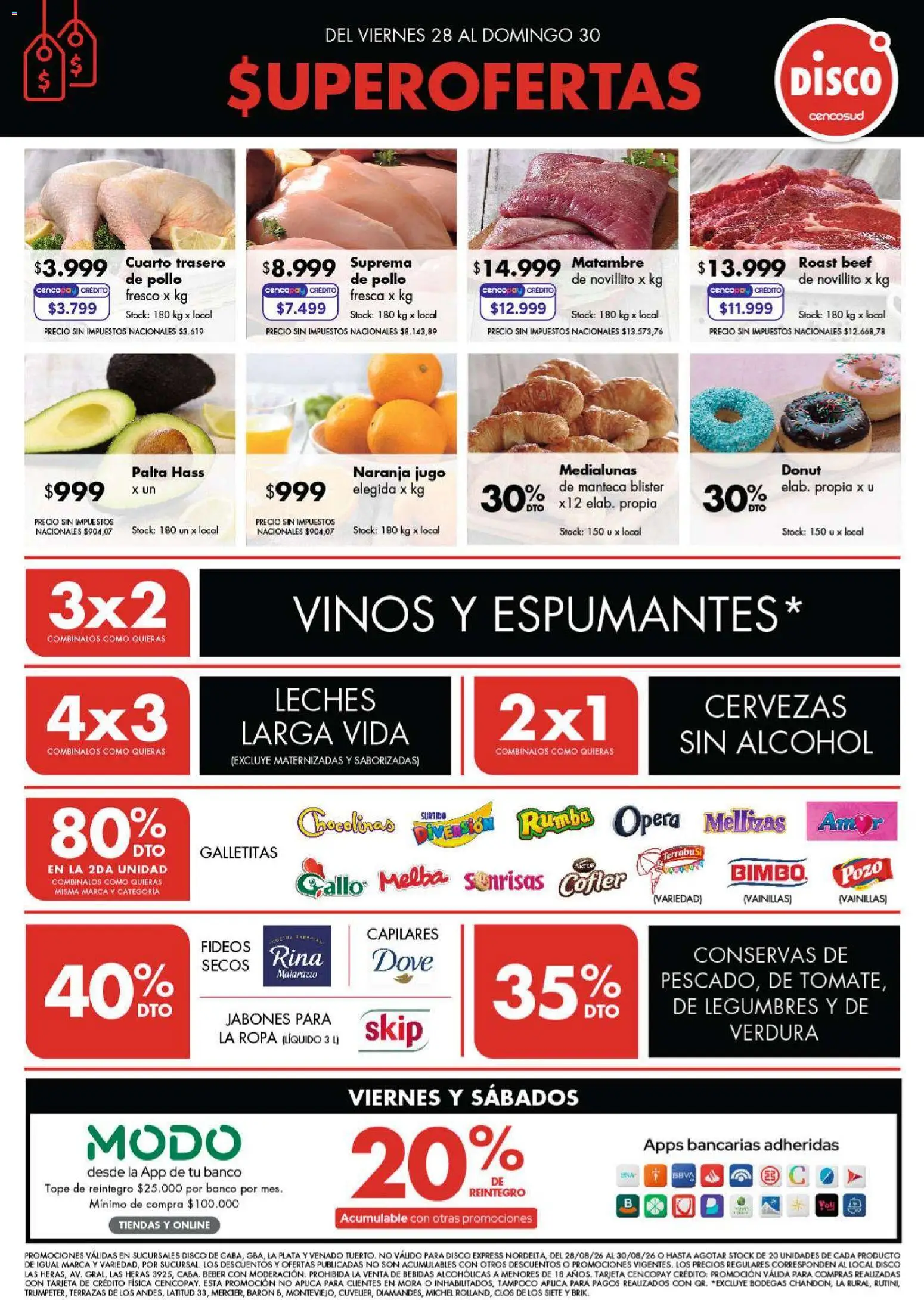 Vista previa del folleto de la tienda Disco válido desde el 27/08/2026 