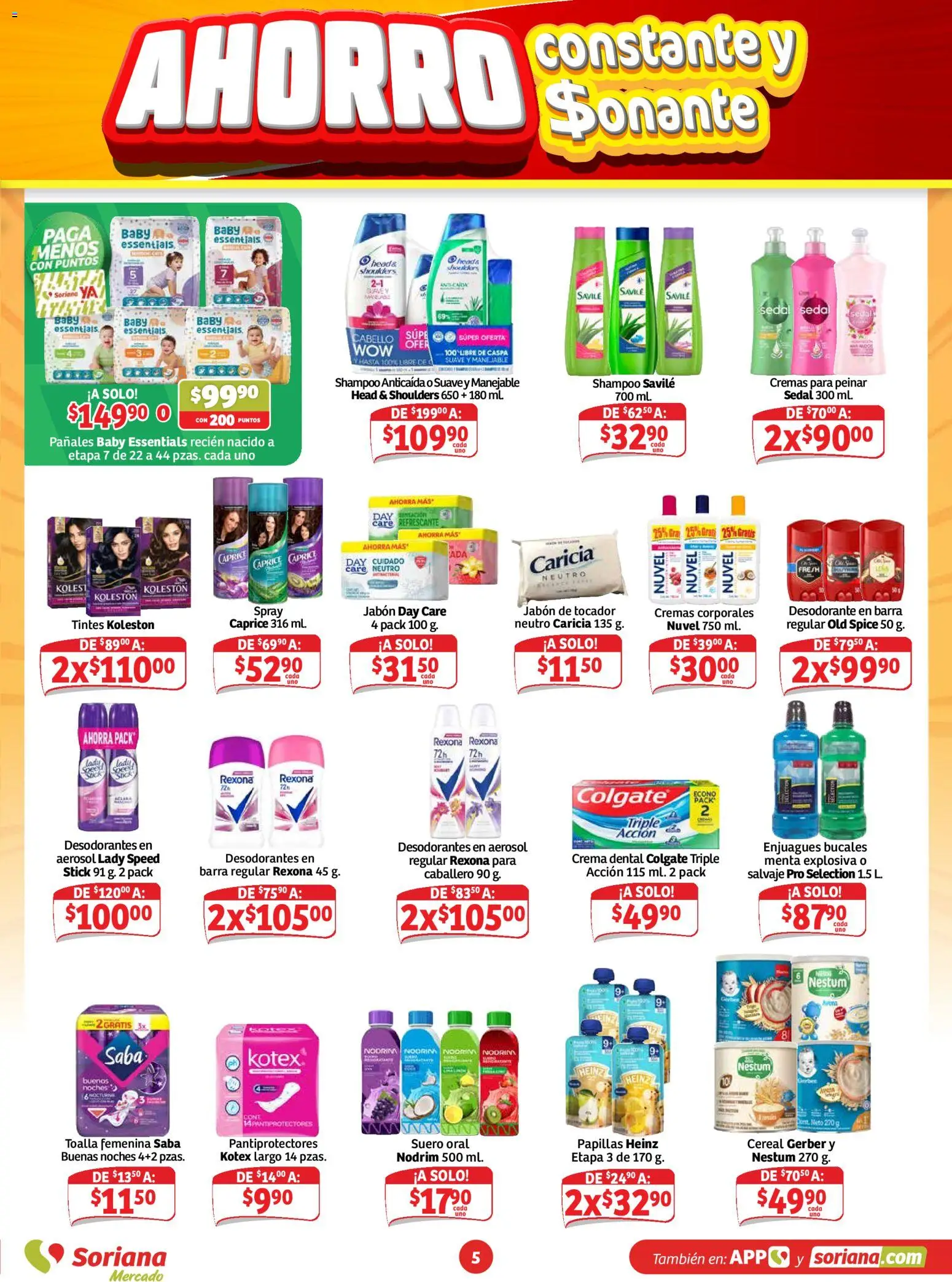 Vista previa las ofertas de la tienda Soriana - Soriana folleto Ahorro constante y sonante Mercado desde el 23/10/2026 