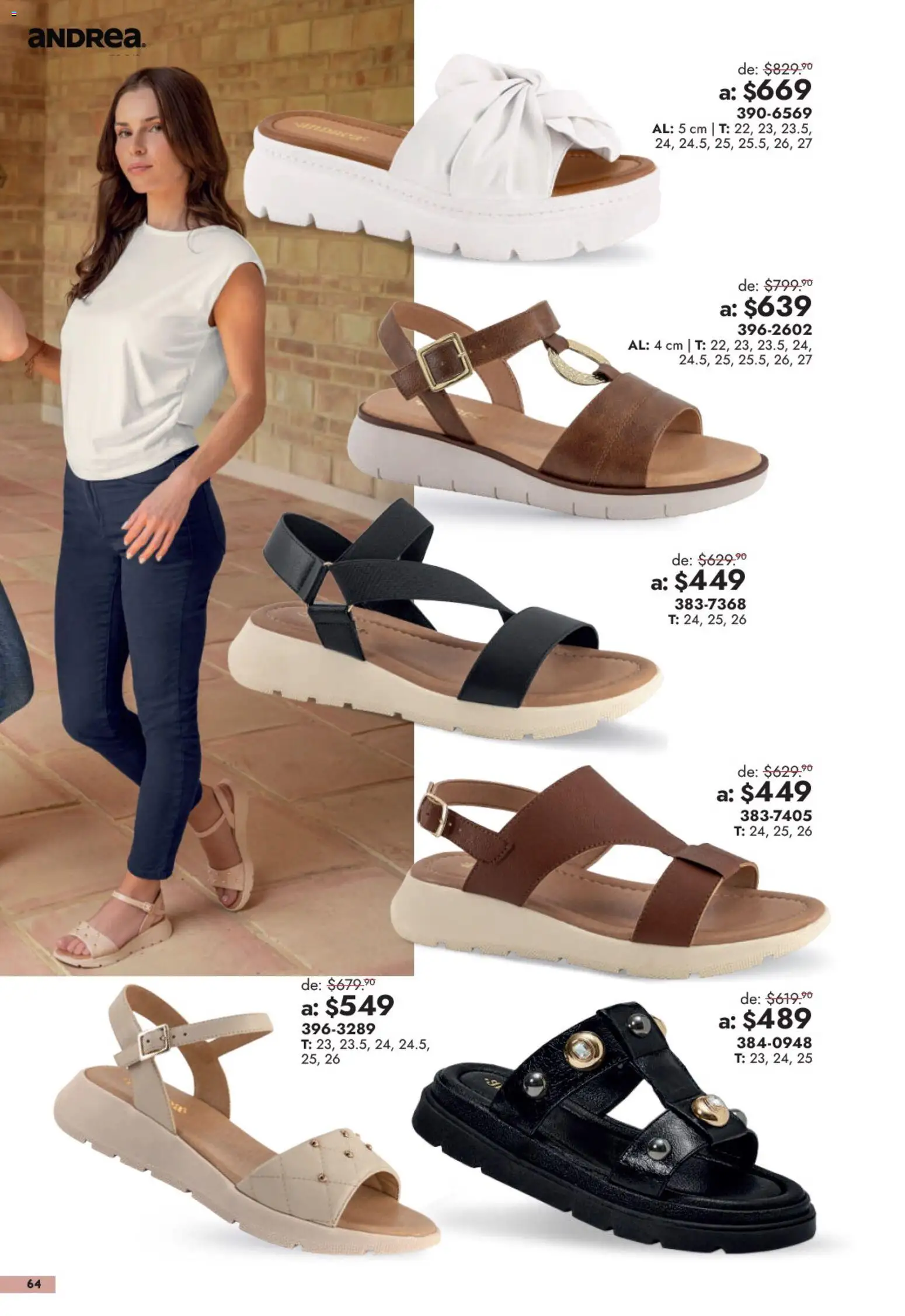 Vista previa las ofertas de la tienda Andrea - Andrea catálogo Outlet desde el 13/09/2026 