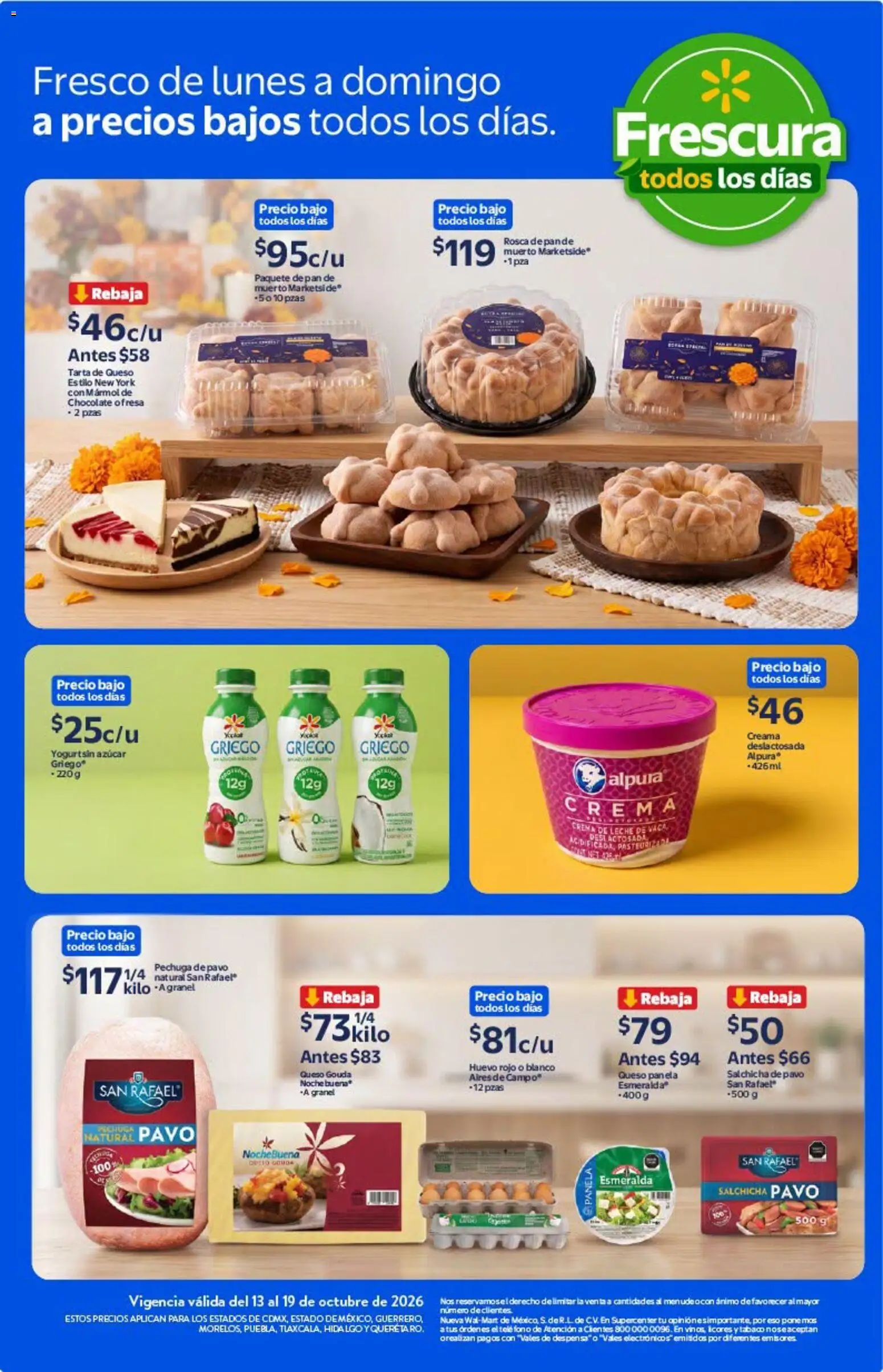 Vista previa las ofertas de la tienda Walmart - Walmart folleto Calidad y frescura a precios bajos todos los días. desde el 13/10/2026 