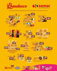Pré-Visualização do folheto "Semar Supermercado ofertas Bauducco" da loja Semar Supermercado válido a partir de 04/08/2026