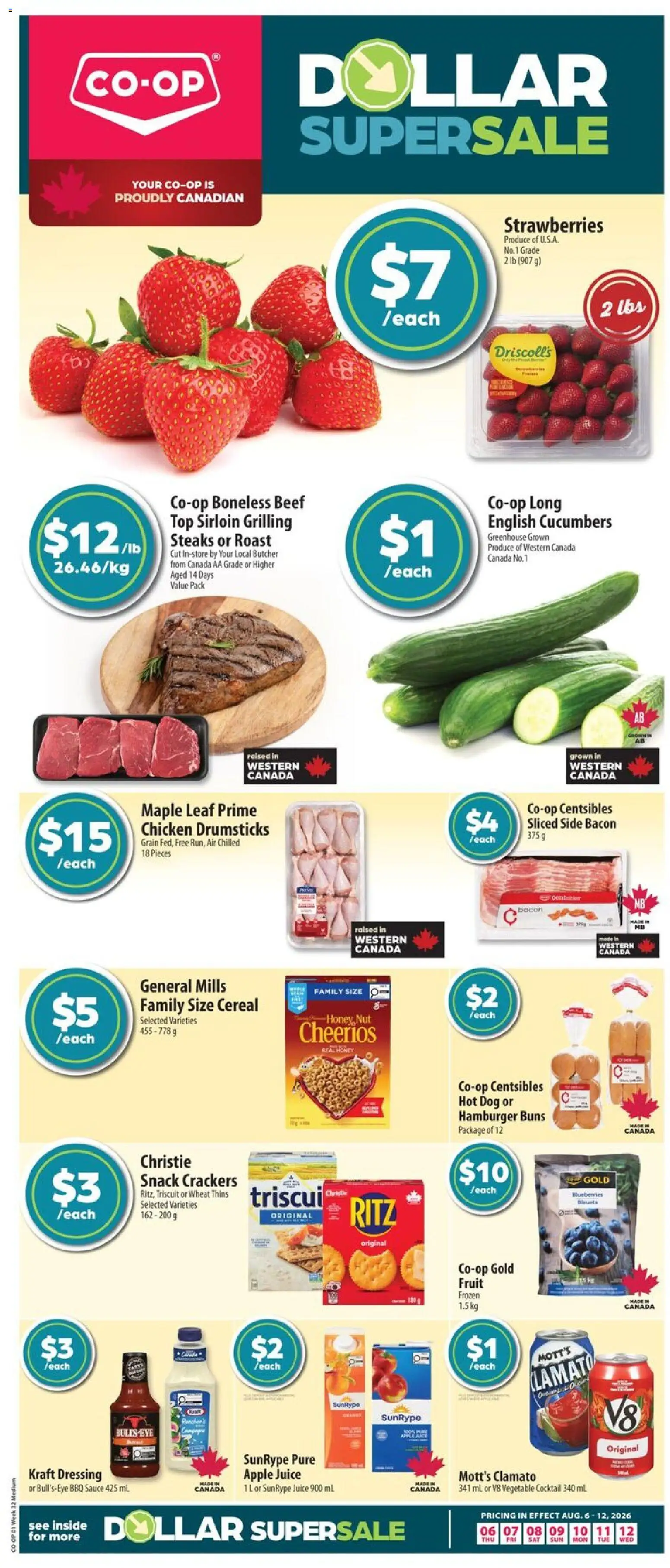 Preview of leaflet Co-op Food weekly flyer / circulaire from shop Co-op Food is valid from Aug 06, 2026