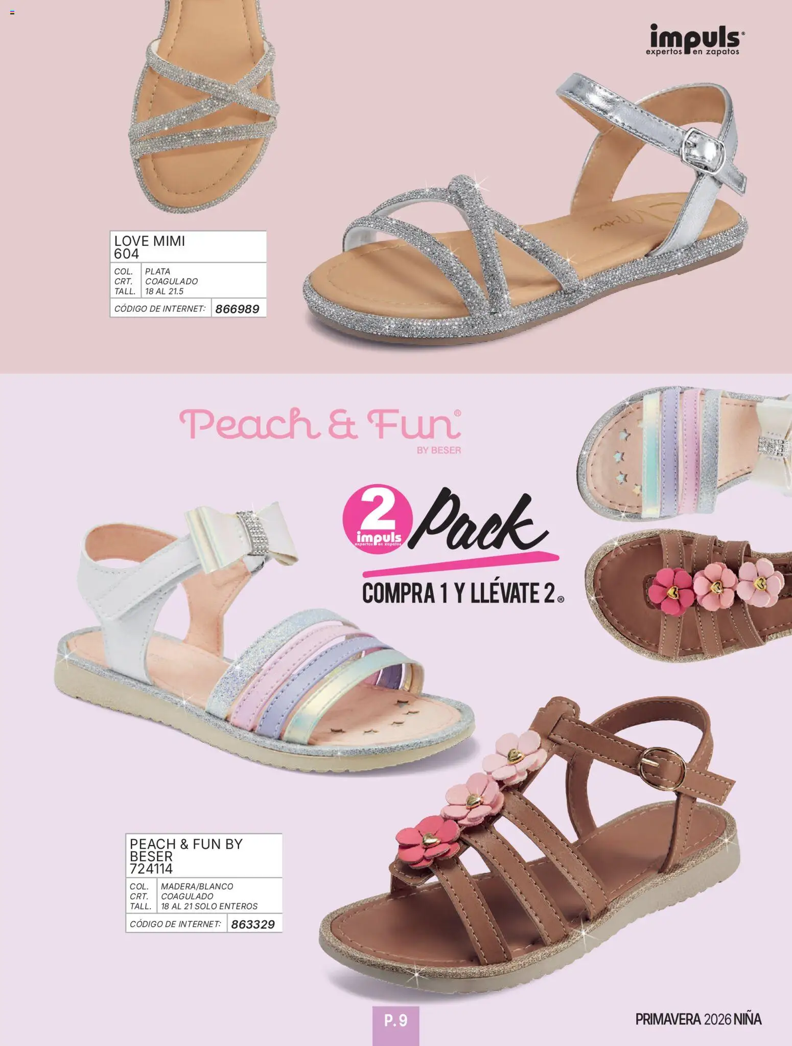 Vista previa las ofertas de la tienda Impuls - Catálogo Niña desde el 01/01/2026 - Zapatos