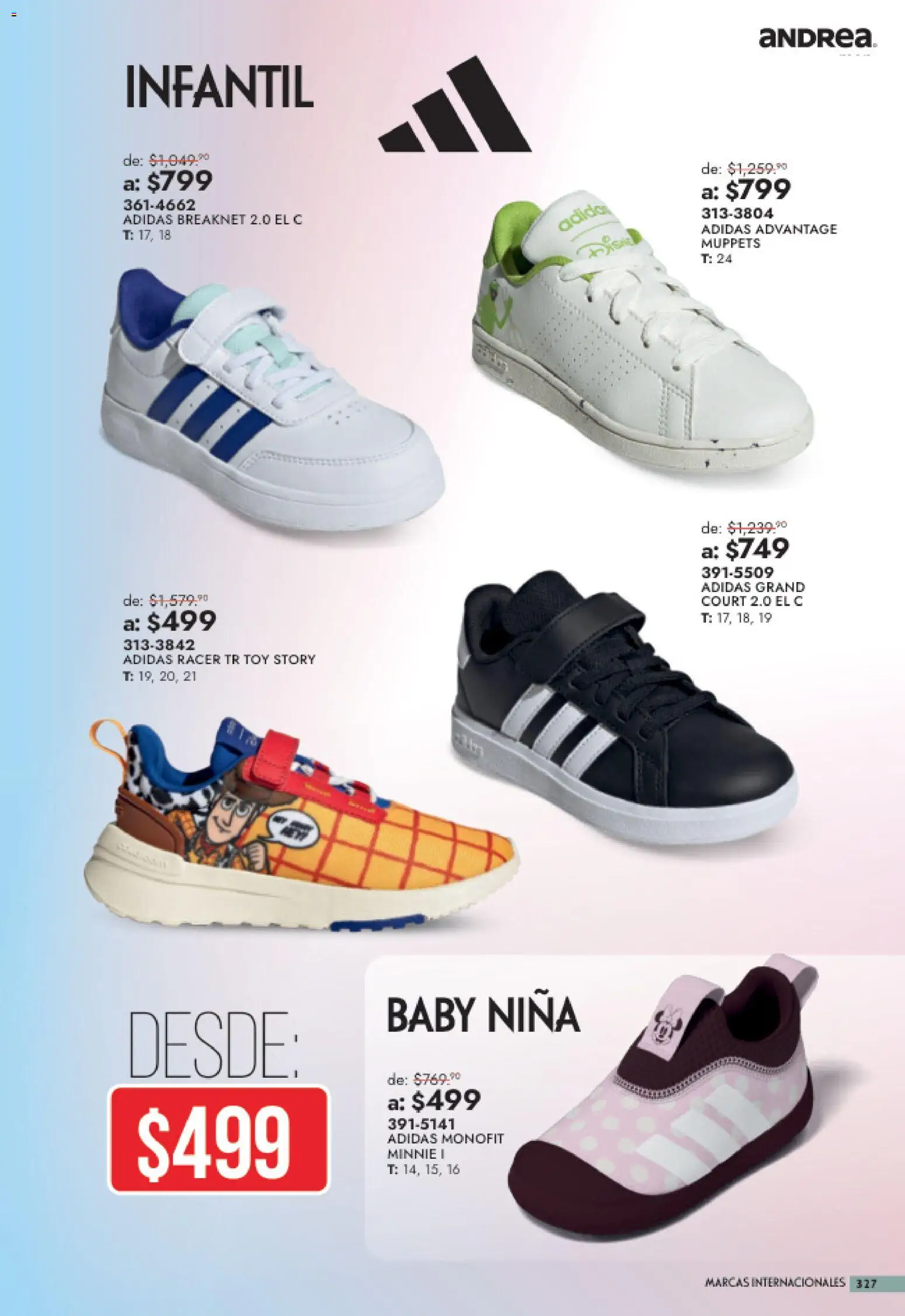 Vista previa las ofertas de la tienda Andrea - Andrea catálogo Outlet desde el 26/07/2026 