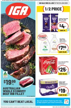 Preview of catalogue IGA catalogue QLD from shop IGA valid 24/06/2026