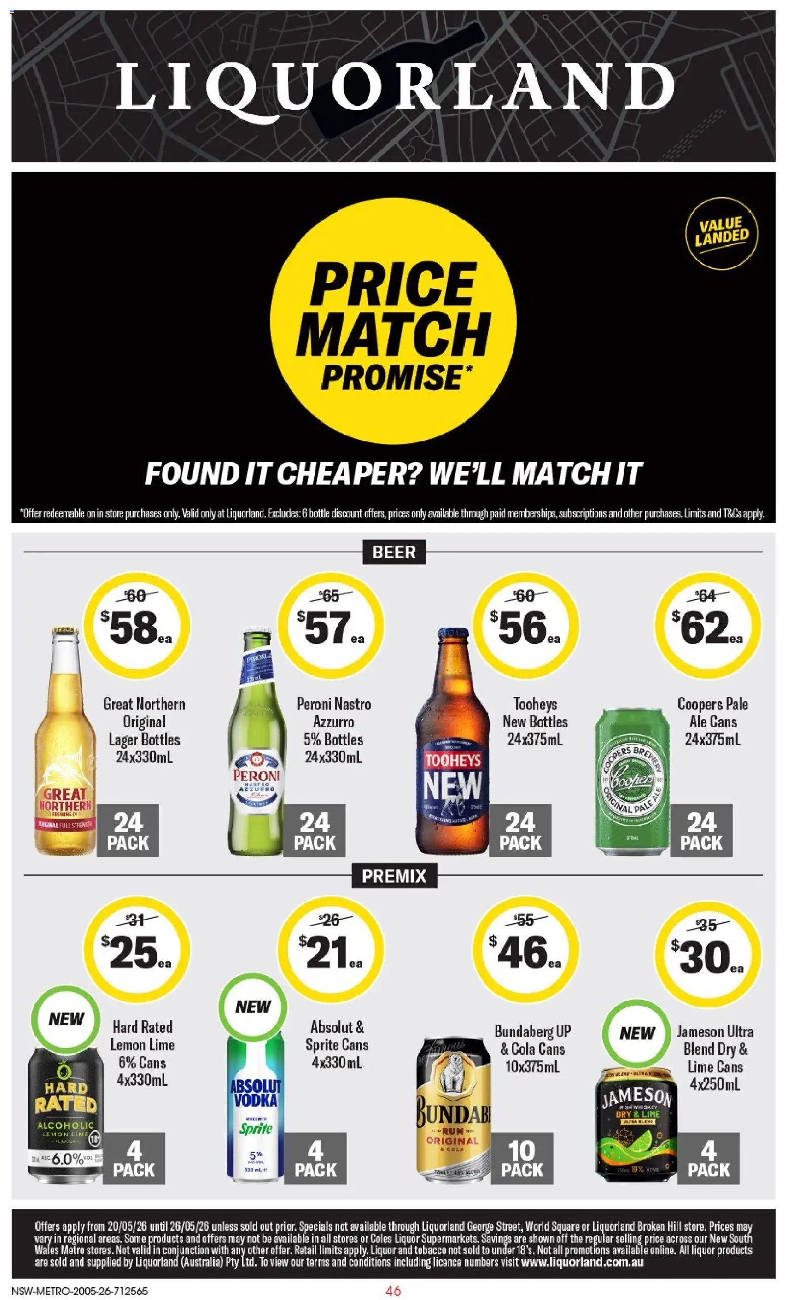 Preview of catalogue Liquorland catalogue from shop Liquorland valid 19/05/2026