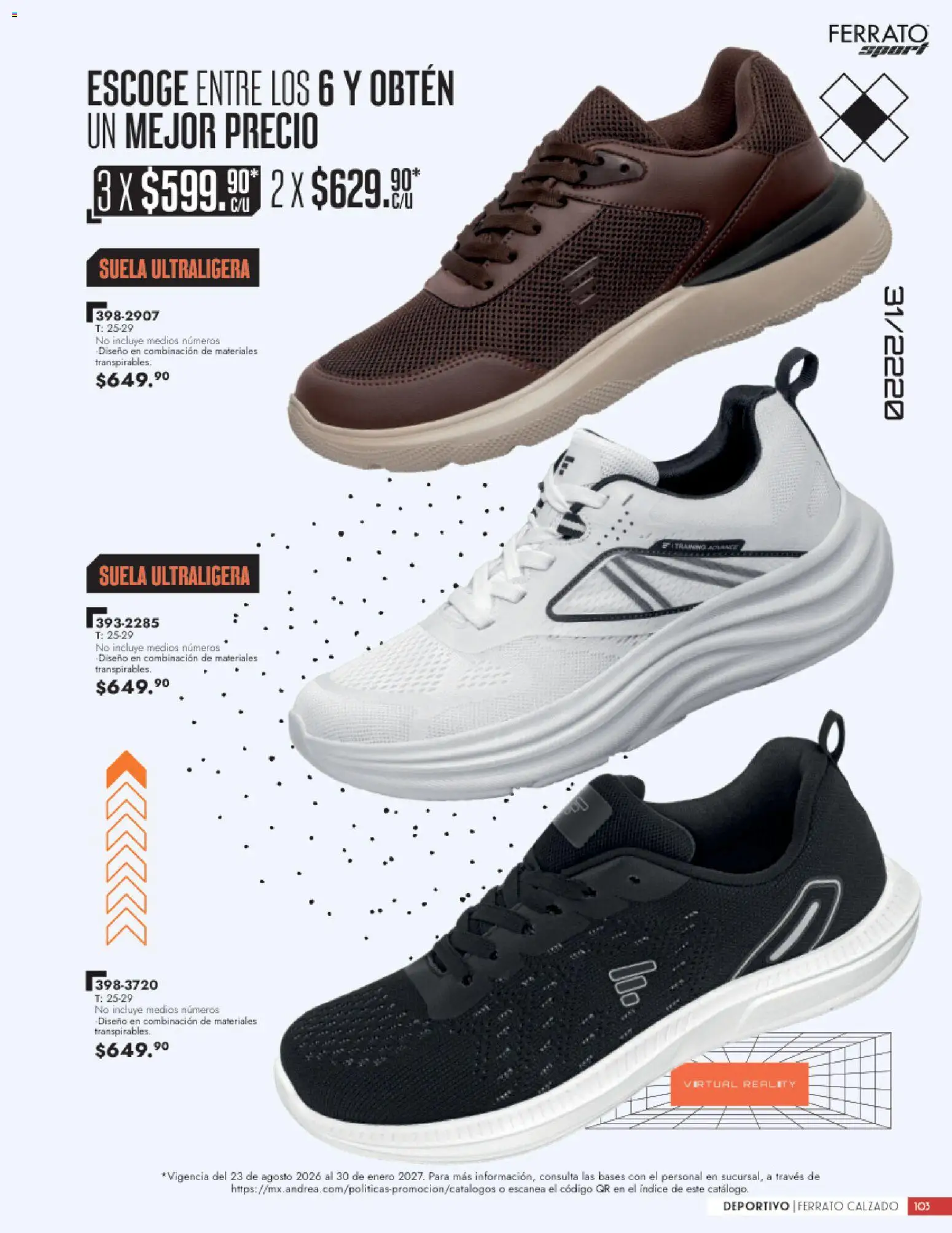 Vista previa las ofertas de la tienda Andrea - Andrea catálogo Calzado Caballero desde el 23/08/2026 