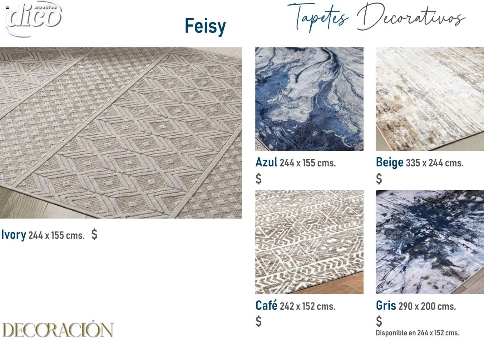Vista previa las ofertas de la tienda Muebles Dico - Catálogo Decoración desde el 09/12/2025 