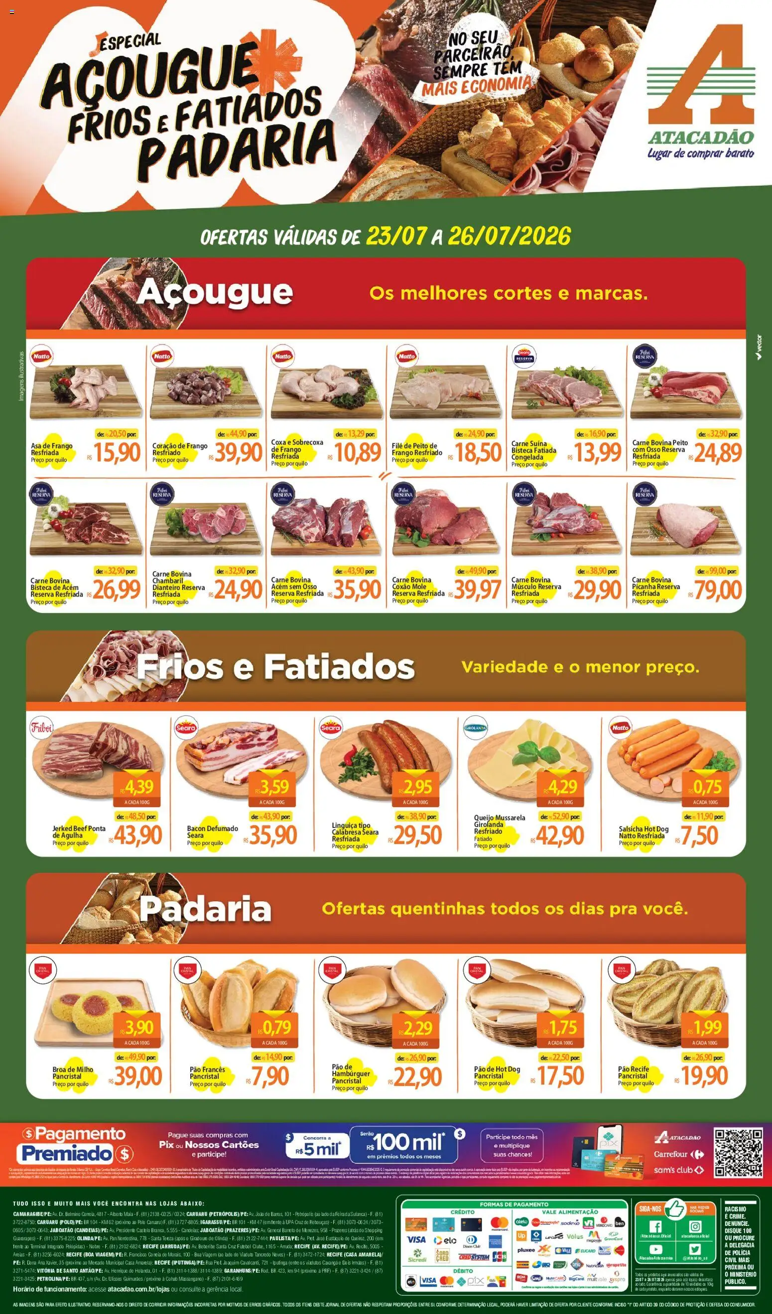 Pré-Visualização do folheto "Atacadão ofertas - PE" da loja Atacadão válido a partir de 23/07/2026