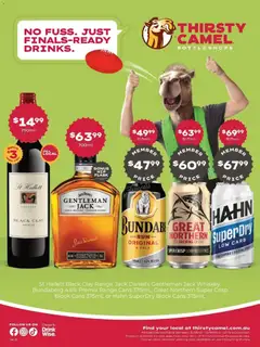 Preview of catalogue No fuss. Just Finals-ready Drinks. 31/08 from shop Deals valid 31/08/2026