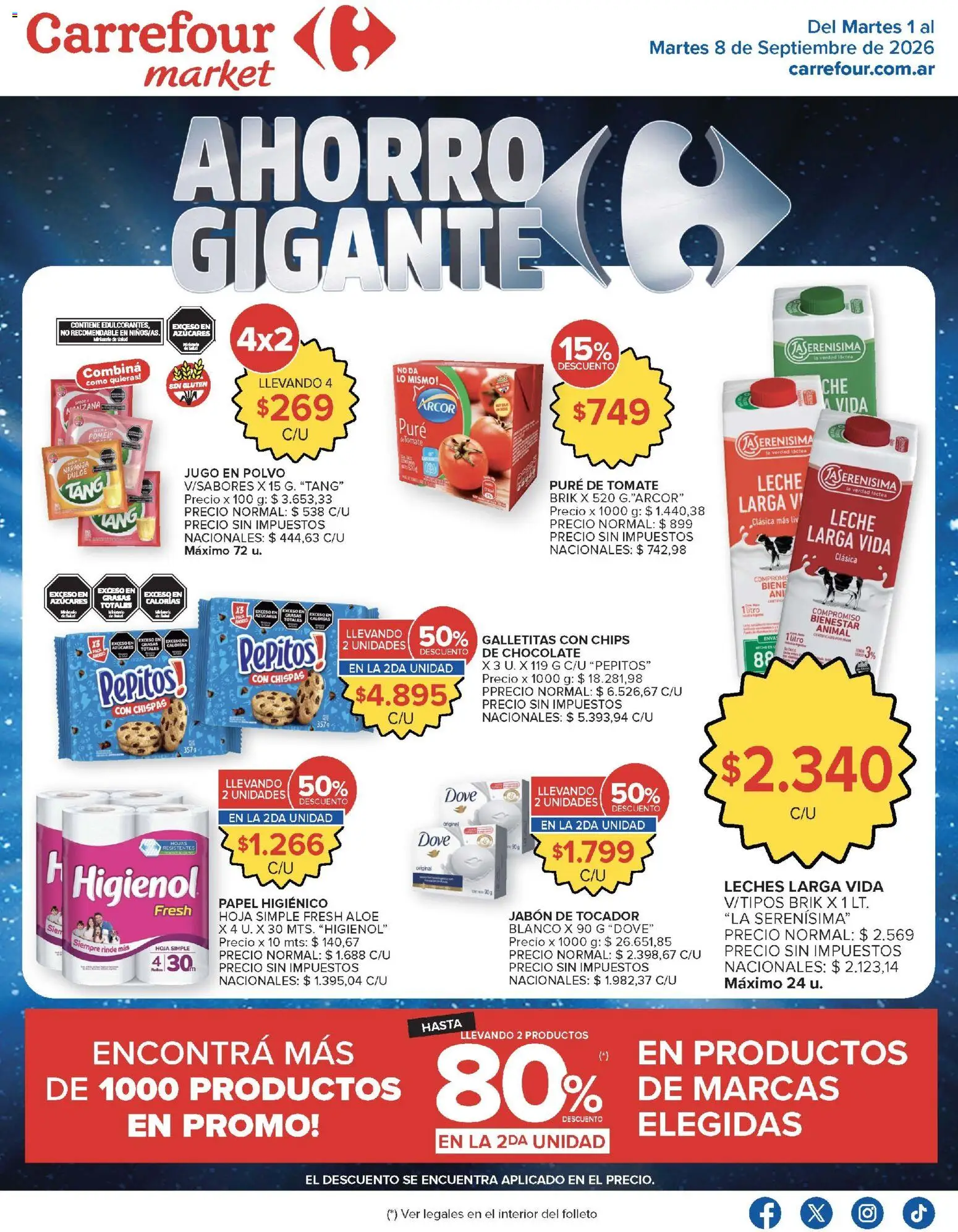 Vista previa del folleto de la tienda Carrefour Market válido desde el 01/09/2026 