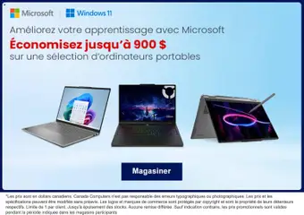 Preview of leaflet Canada Computers circulaire from shop Canada Computers is valid from Aug 28, 2026