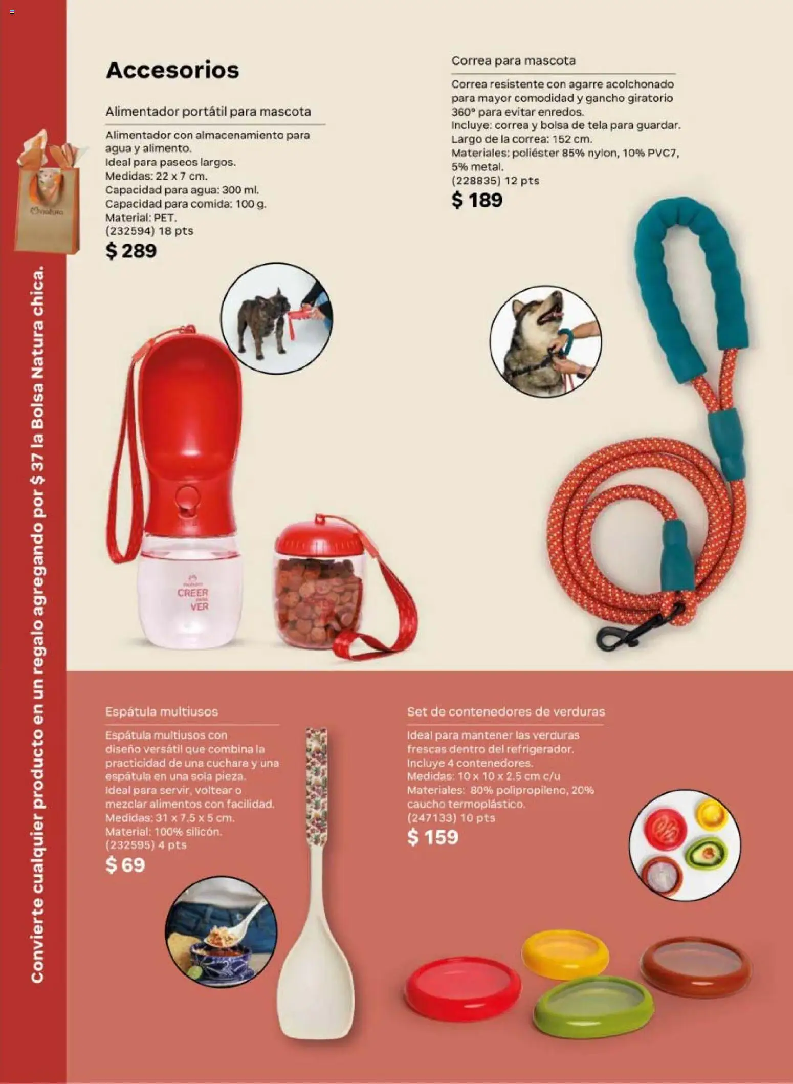Vista previa las ofertas de la tienda Natura - Natura campaña 6 2026 desde el 02/04/2026 - Agua, Verduras, Bolsa, Alimentos, Cuchara, Espátula
