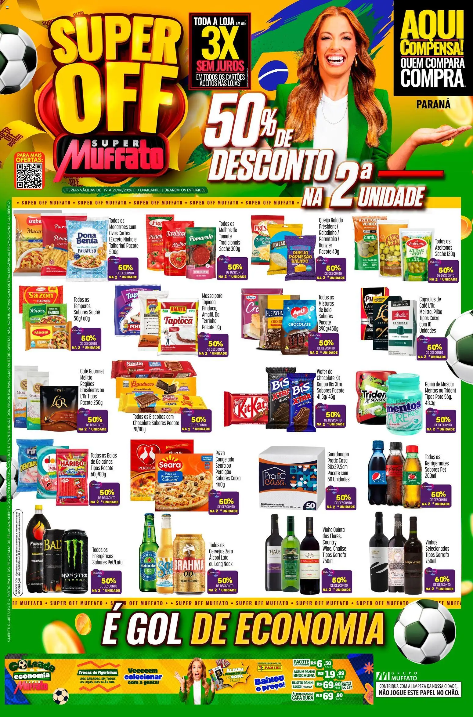 Pré-Visualização do folheto "Super Muffato ofertas Super Off" da loja Super Muffato válido a partir de 19/06/2026