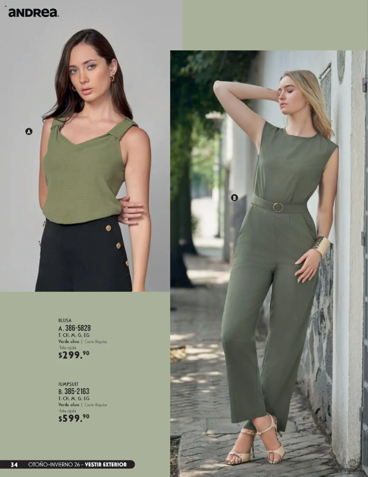 Vista previa las ofertas de la tienda Andrea - Andrea catálogo Vestir desde el 23/08/2026 