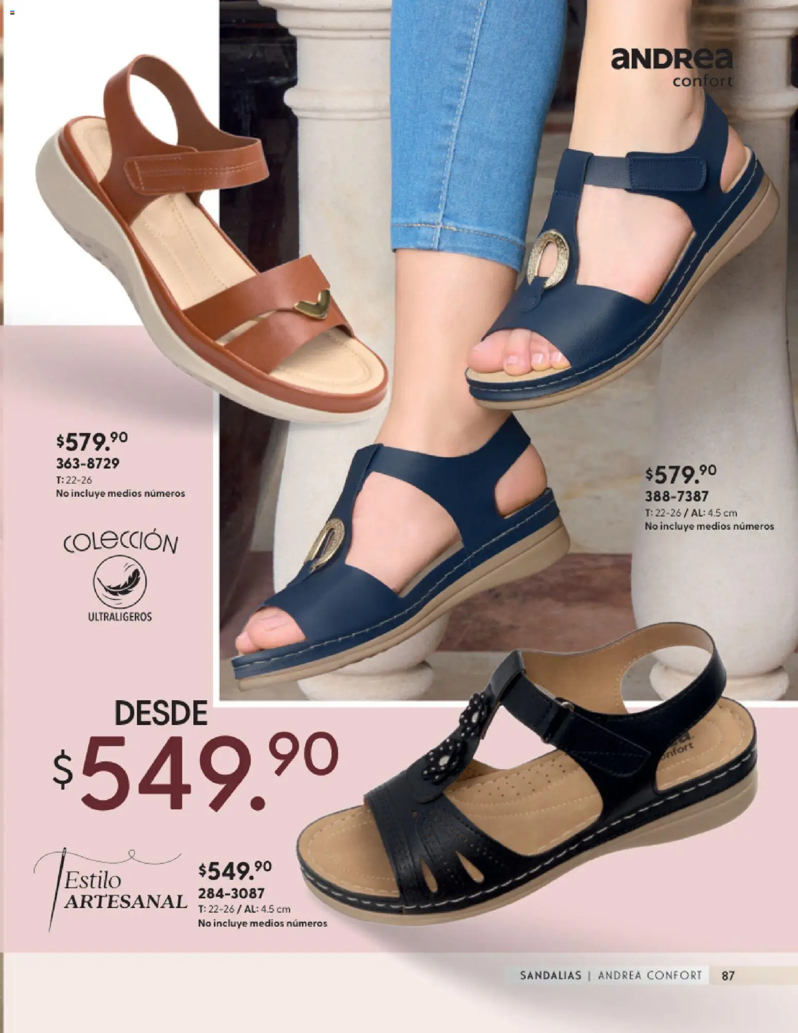 Vista previa las ofertas de la tienda Andrea - Andrea catálogo Calzado Confort desde el 23/08/2026 