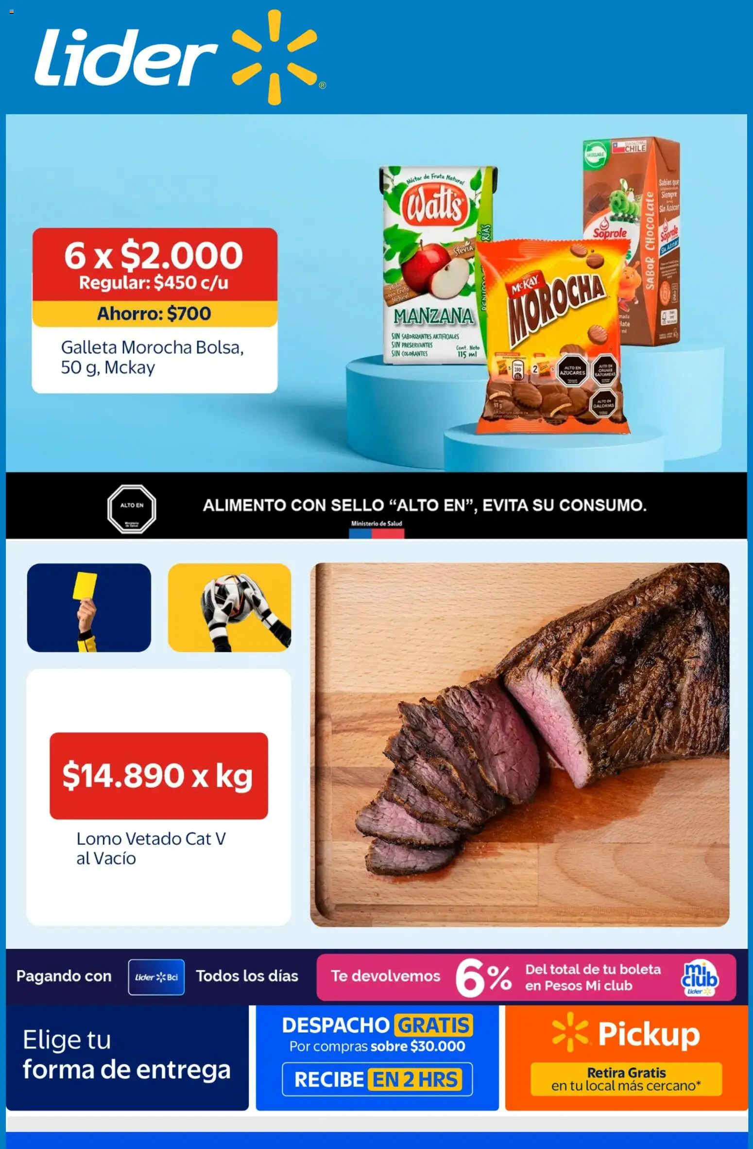 Folleto de la tienda Lider válido desde el 14.07.2026 