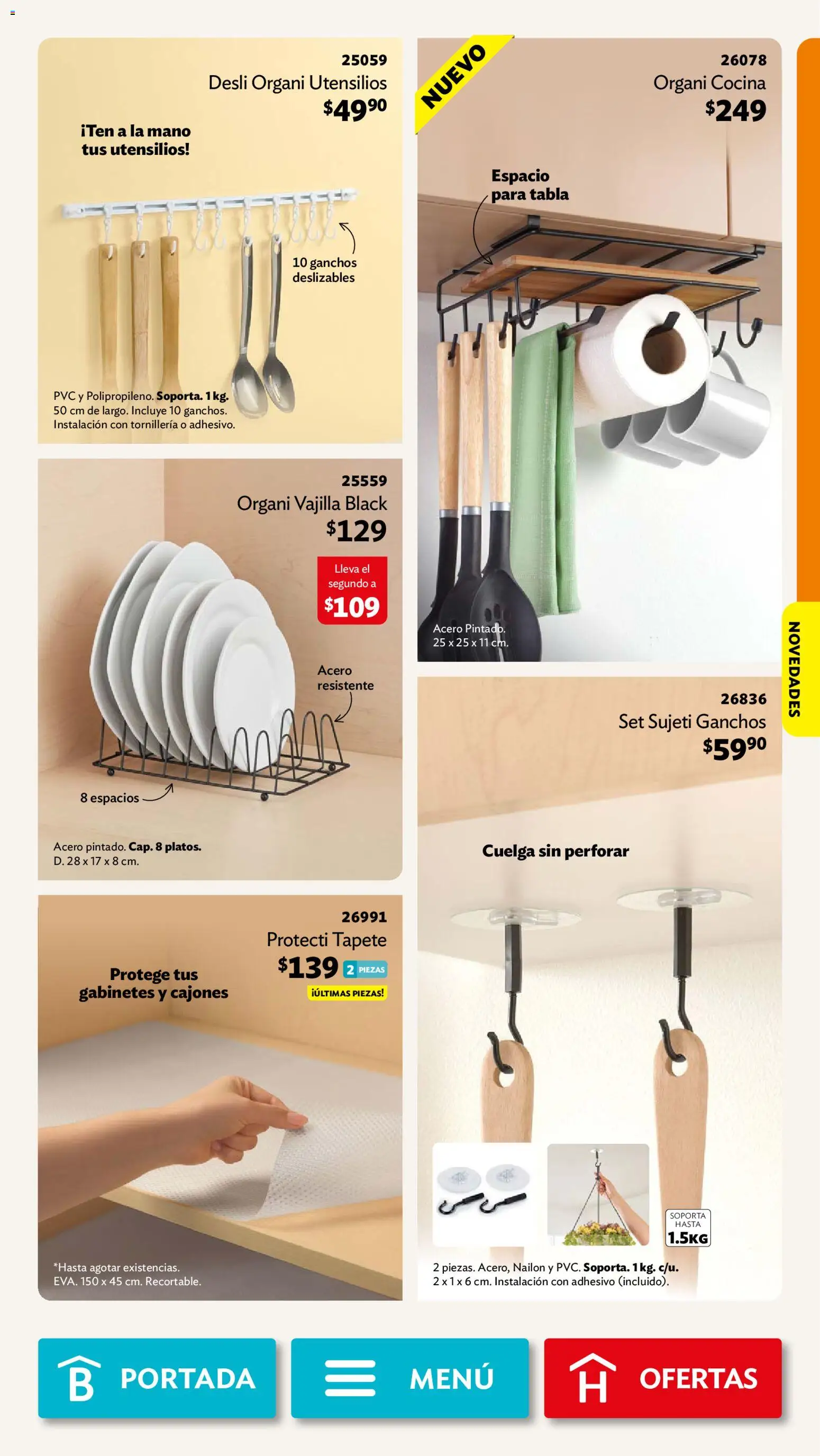 Vista previa las ofertas de la tienda Betterware - Betterware campaña 10 2026 desde el 28/09/2026 - Cocina, Vajilla, Tapete