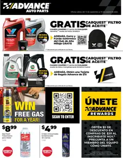 Ad Preview of Advance Auto Parts Advance Auto Parts Sales Ad - Spanish from 09/13/2026