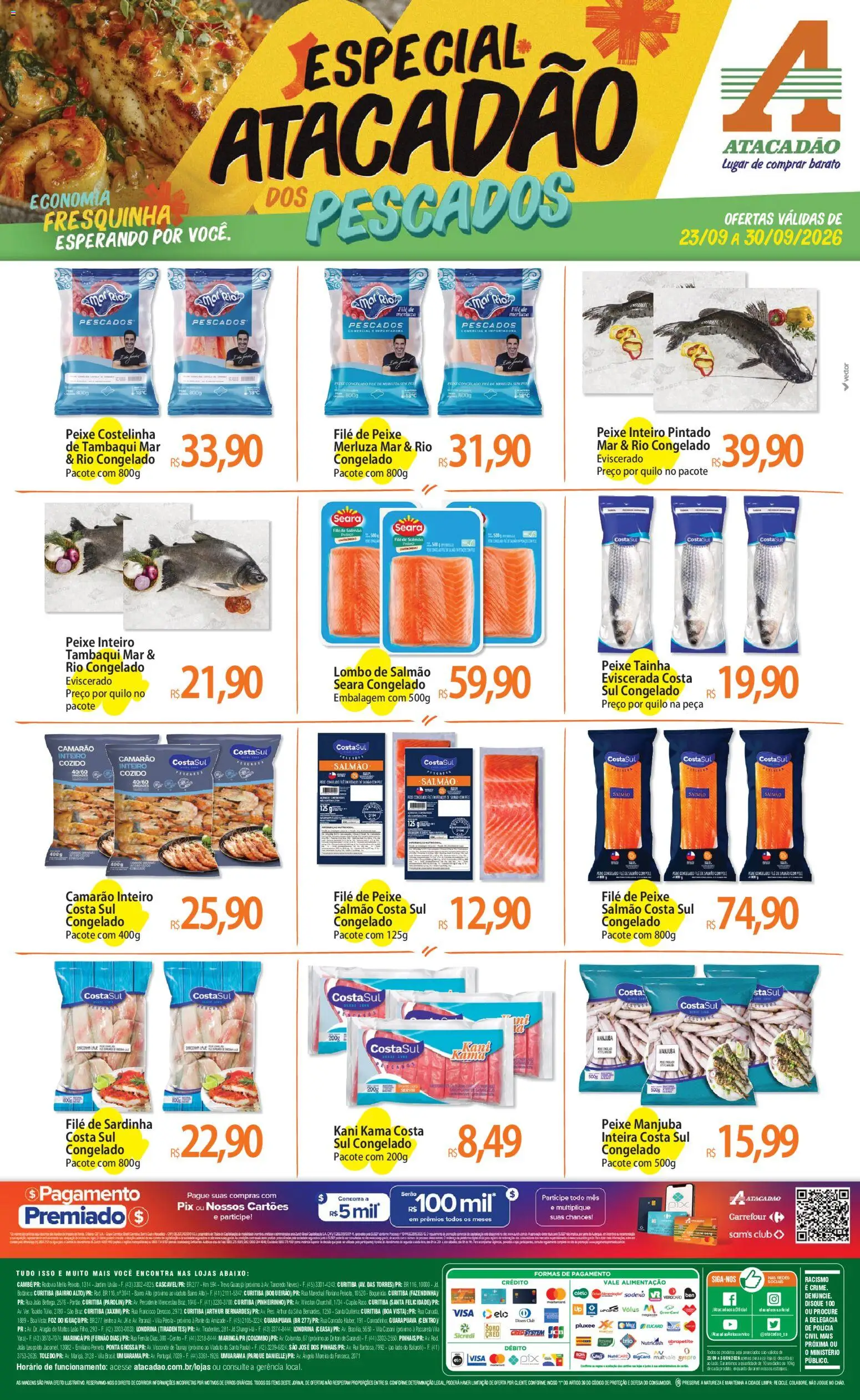 Pré-Visualização do folheto "Atacadão ofertas - PR" da loja Atacadão válido a partir de 23/09/2026
