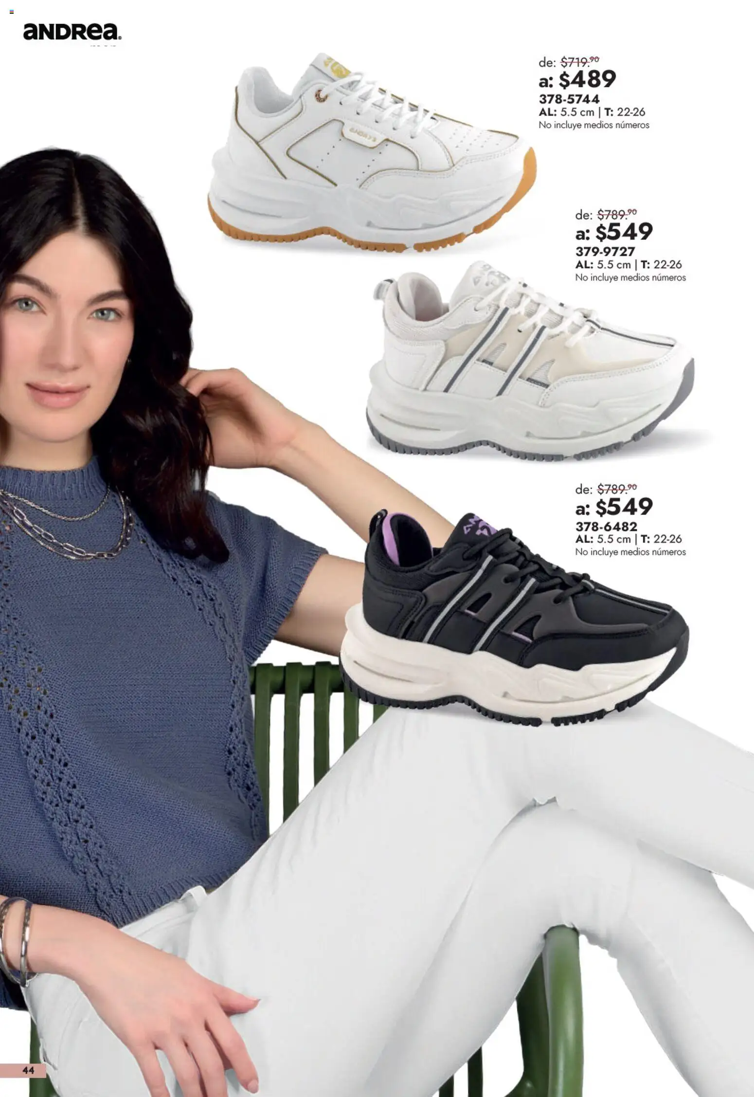 Vista previa las ofertas de la tienda Andrea - Andrea catálogo Outlet desde el 13/09/2026 