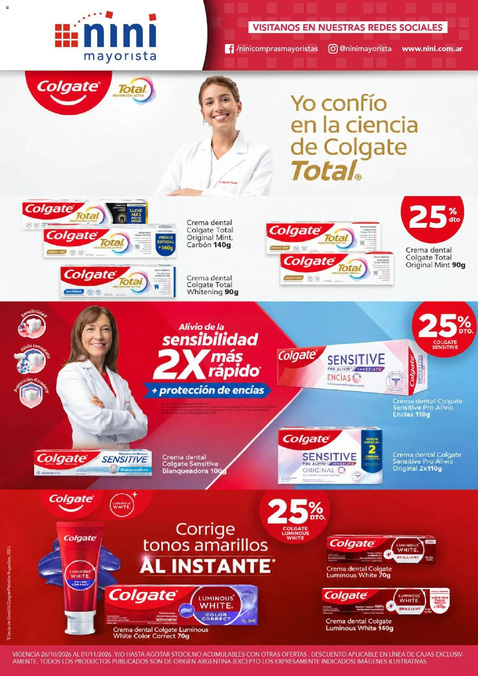 Vista previa del folleto de la tienda NINI Mayorista válido desde el 26/10/2026 