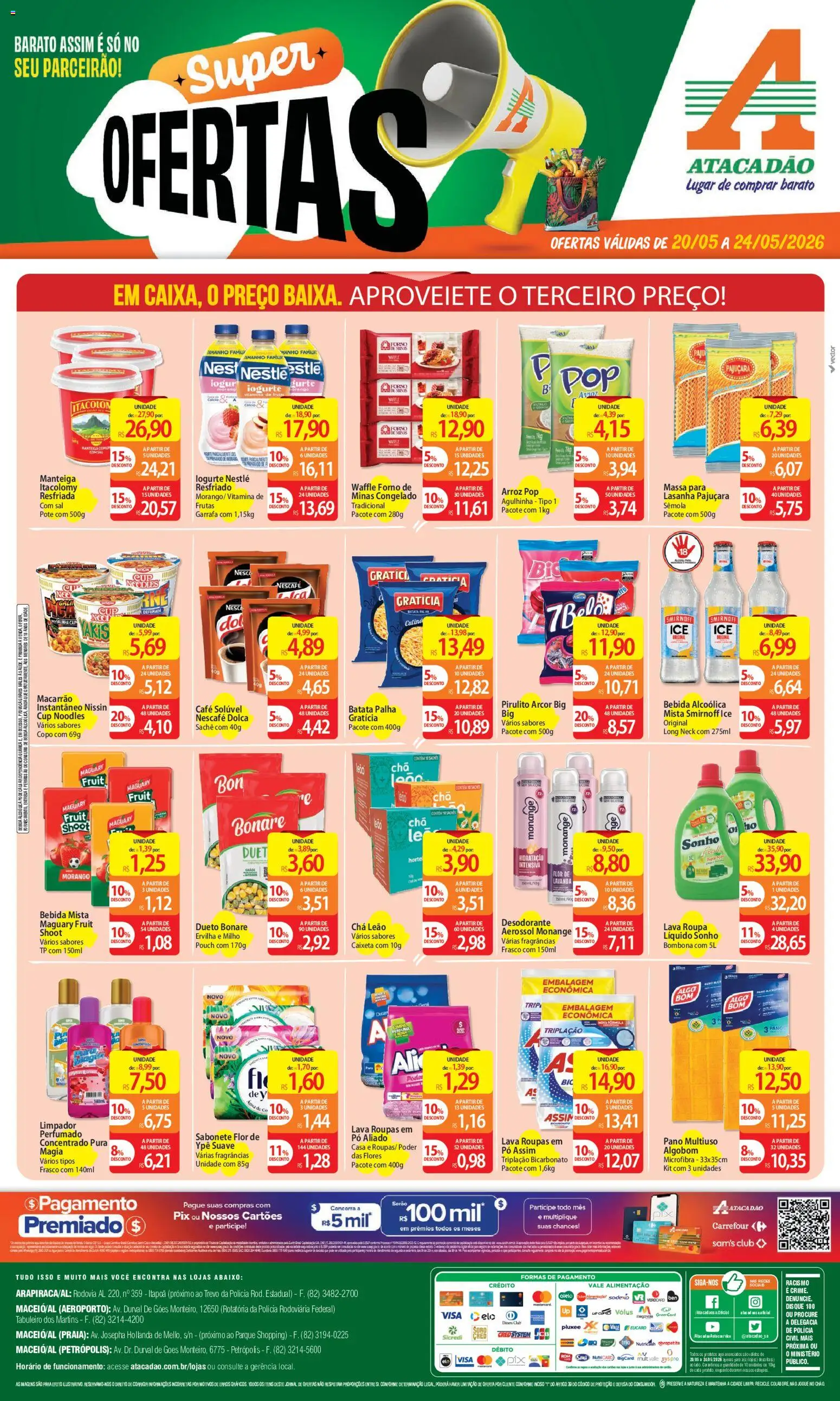 Pré-Visualização do folheto "Atacadão ofertas - AL" da loja Atacadão válido a partir de 20/05/2026