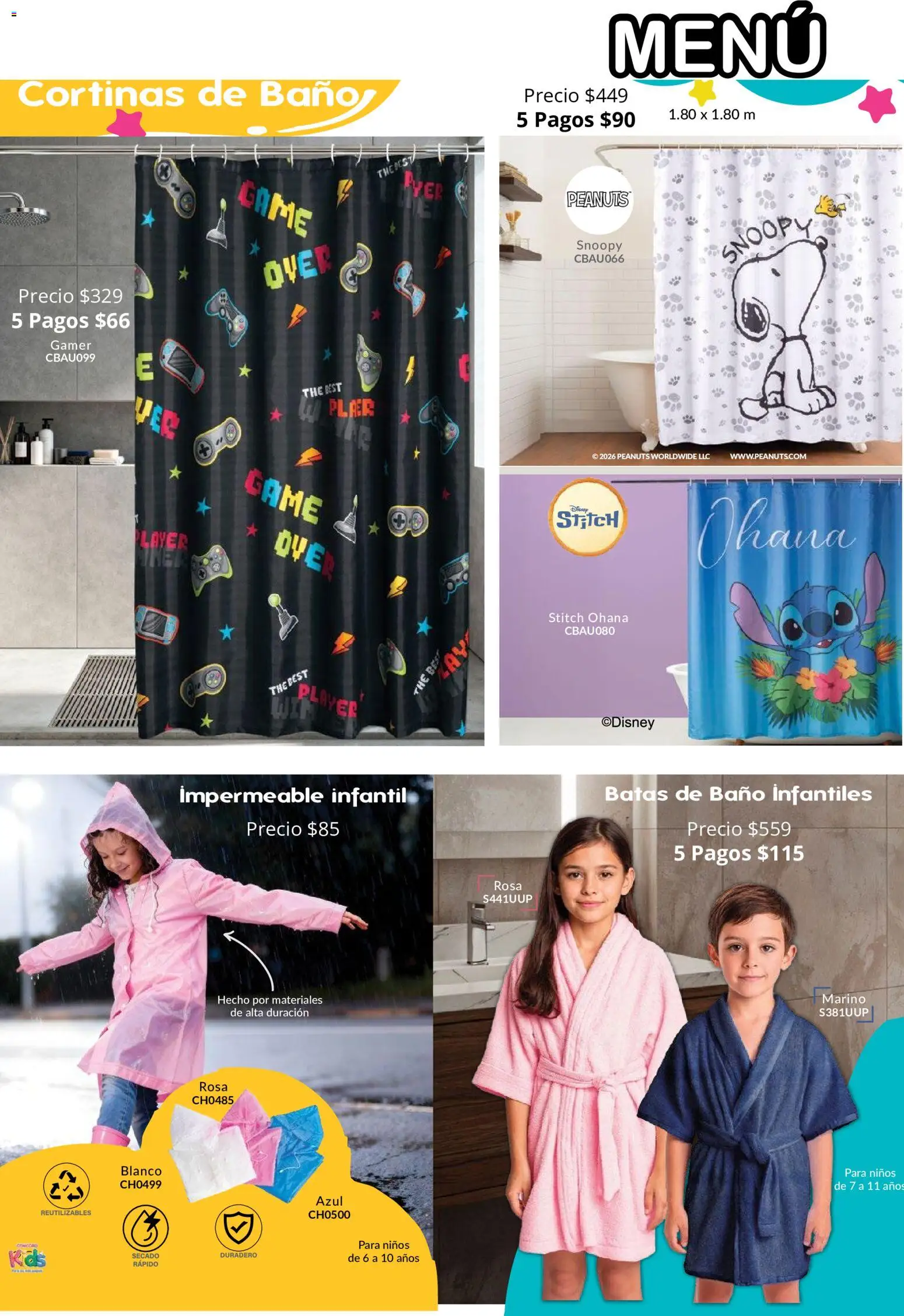 Vista previa las ofertas de la tienda Colchas Concord - Colchas Concord catálogo Colección Infantil Para los más peques desde el 15/10/2026 
