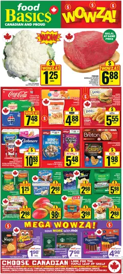 Preview of leaflet Food Basics weekly flyer / circulaire from shop Food Basics is valid from Sep 17, 2026