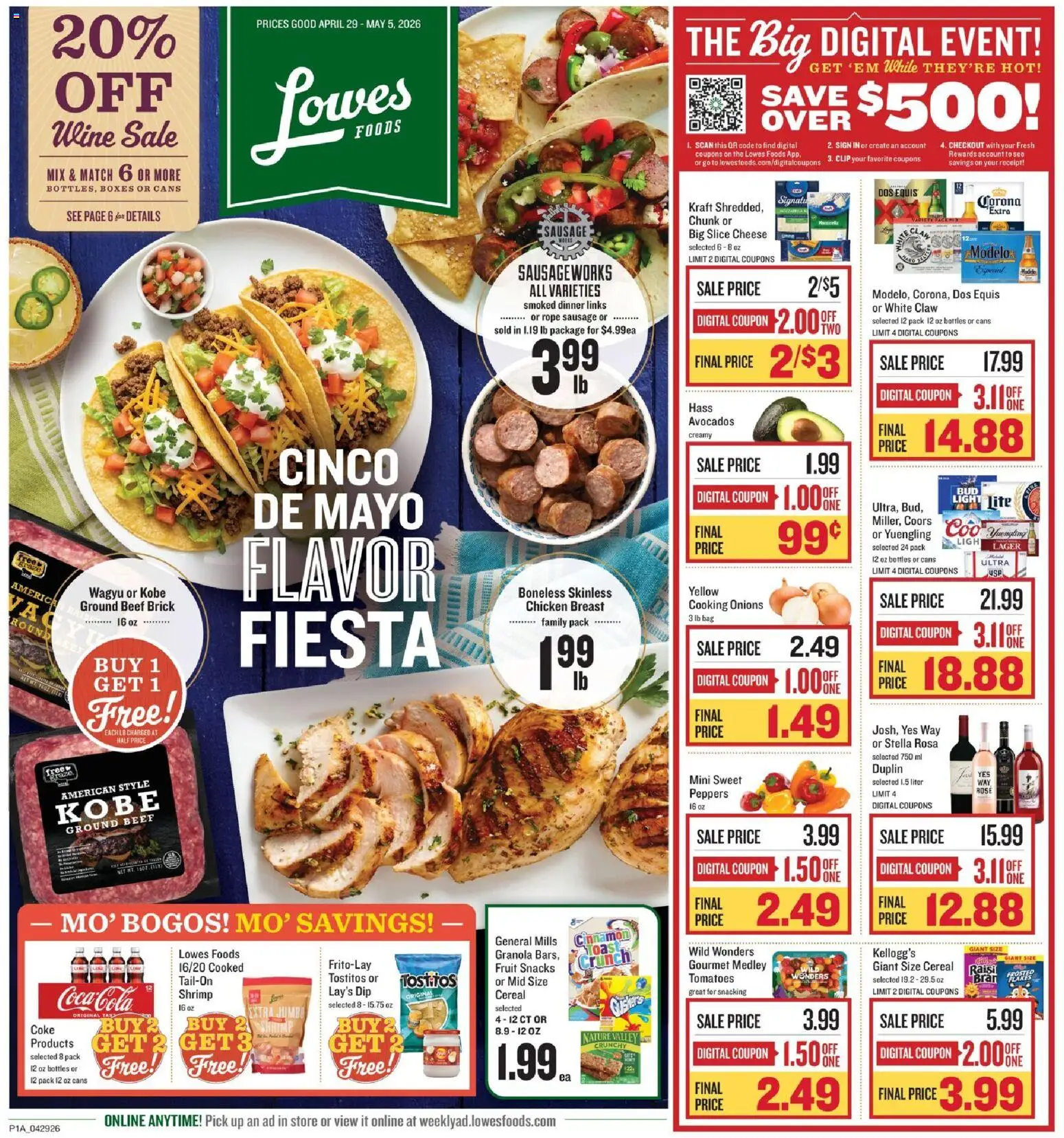 Ad Preview of Lowes Foods Lowes Foods Weekly Ad from 04/29/2026
