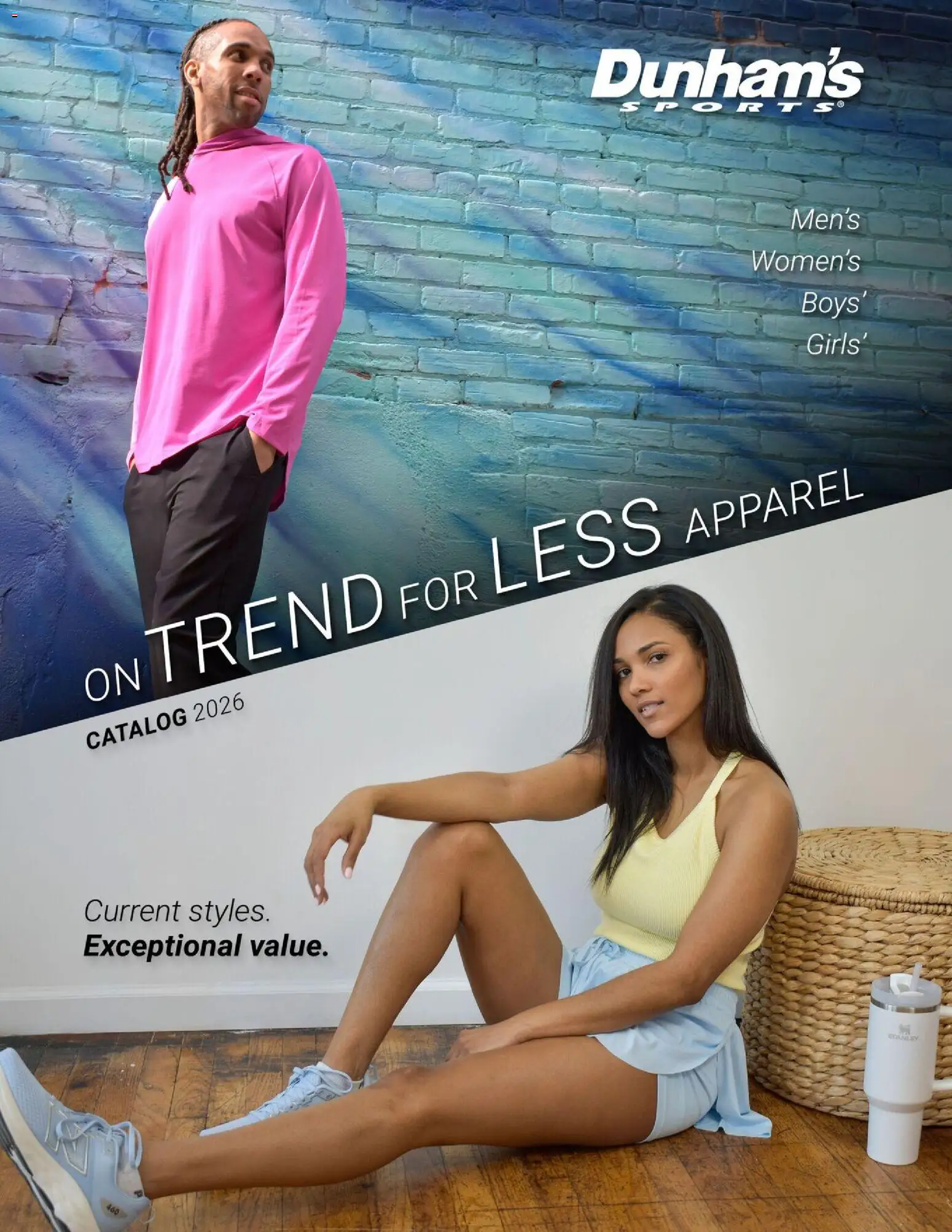 Ad Preview of Dunham's Sports Dunham's Sports On Trend For Less Apparel Catalog from 05/07/2026