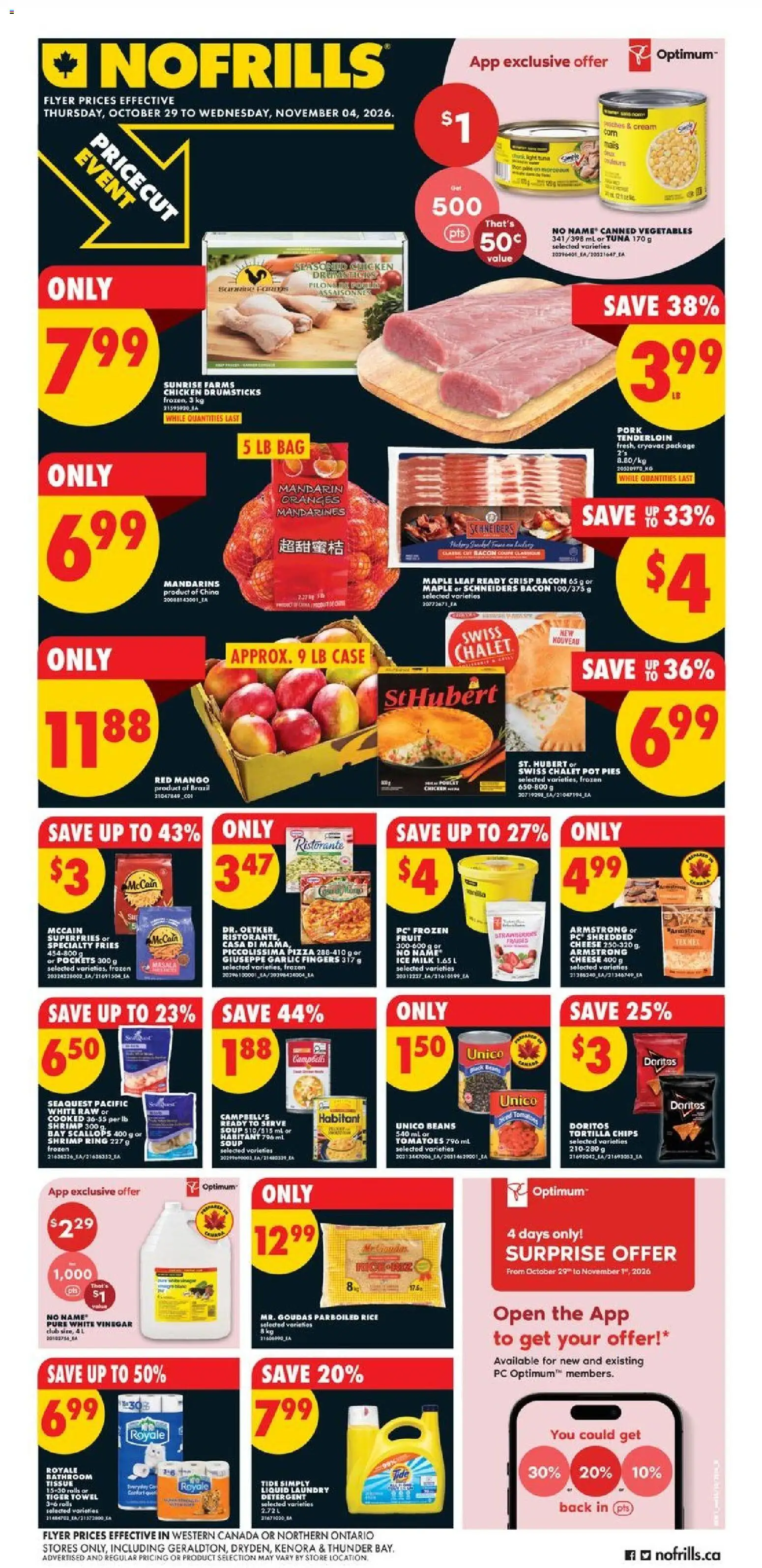 Preview of leaflet No Frills weekly flyer - AB from shop No Frills is valid from Oct 29, 2026