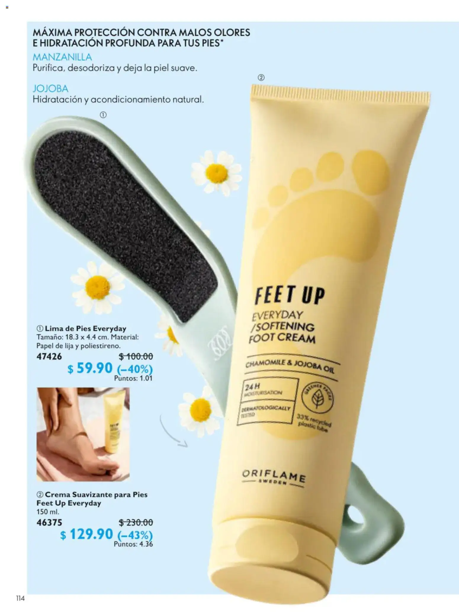 Vista previa las ofertas de la tienda Oriflame - Oriflame campaña 9 2026 desde el 20/06/2026 - Crema, Lima, Lija, Suavizante