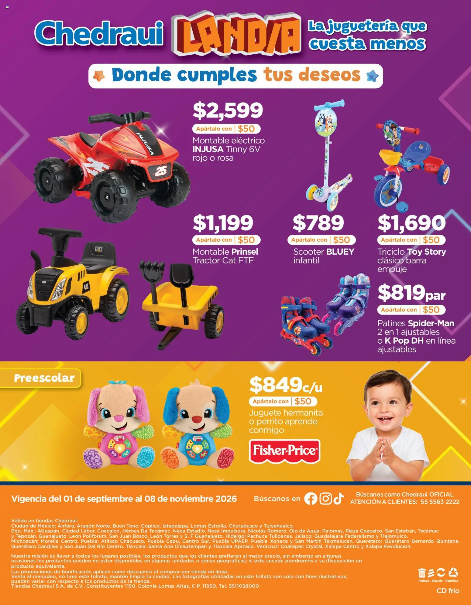 Vista previa las ofertas de la tienda Chedraui - Chedraui Llegan los porti ofertones del otoño desde el 01/09/2026 