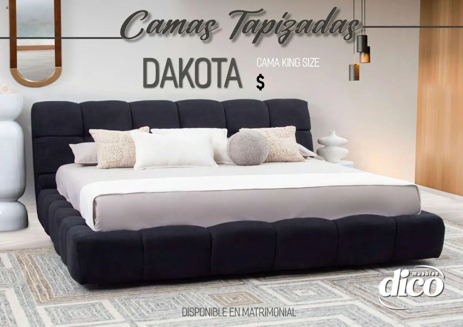 Vista previa las ofertas de la tienda Muebles Dico - Muebles Dico catálogo Camas tapizadas desde el 01/04/2026 