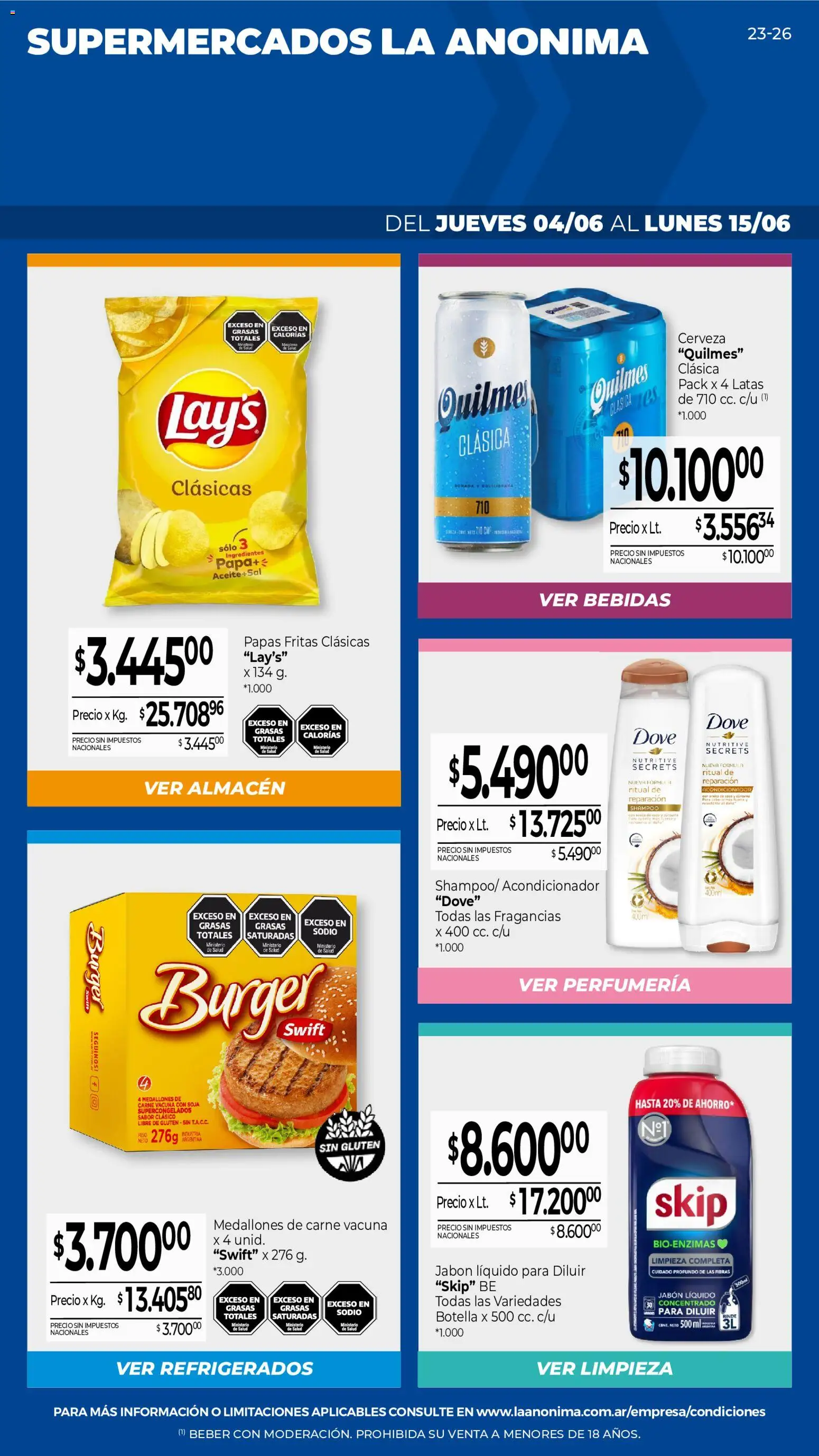 Vista previa del folleto de la tienda La Anonima válido desde el 04/06/2026 