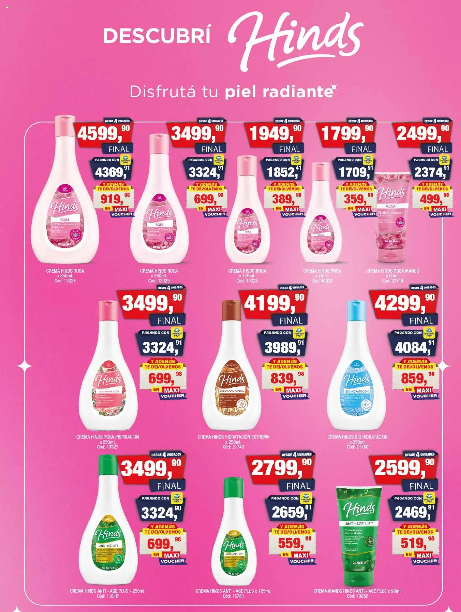 Vista previa del folleto de la tienda Maxiconsumo válido desde el 10/08/2026 - Té, Body, Top, Crema, Radiante