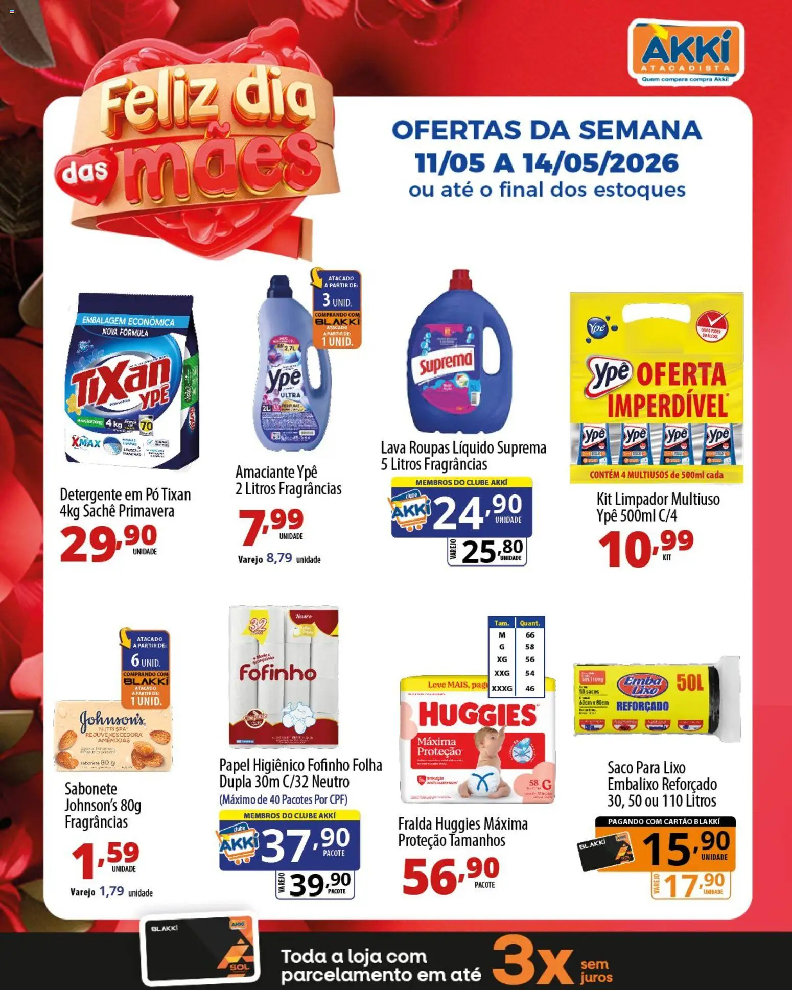 Pré-Visualização do folheto "Akki Atacadista ofertas Semanal" da loja Akki Atacadista válido a partir de 11/05/2026