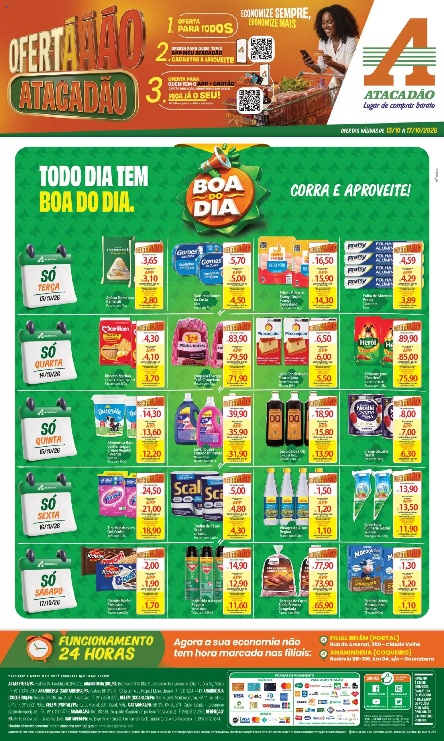 Pré-Visualização do folheto "Atacadão ofertas - PA" da loja Atacadão válido a partir de 13/10/2026