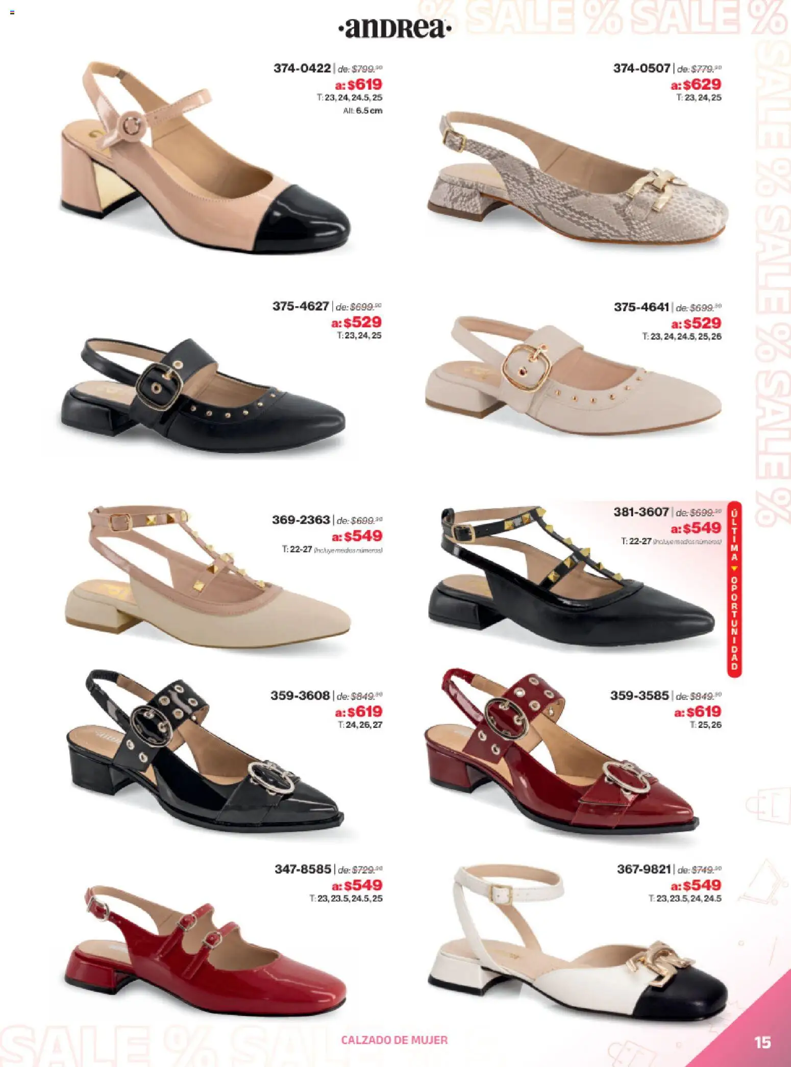 Vista previa las ofertas de la tienda Andrea - Catálogo Outlet desde el 21/12/2025 